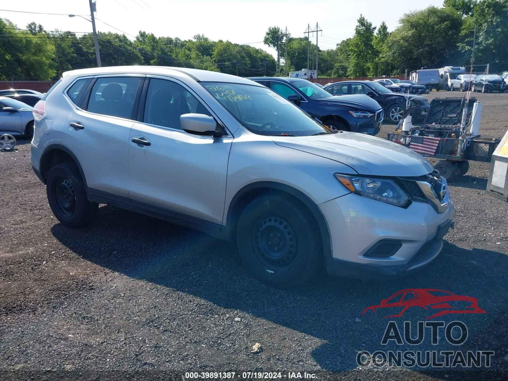 NISSAN ROGUE 2016 - KNMAT2MV4GP732615