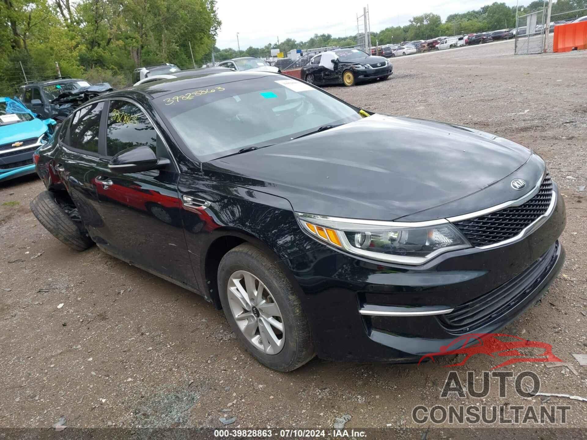 KIA OPTIMA 2018 - 5XXGT4L34JG209342