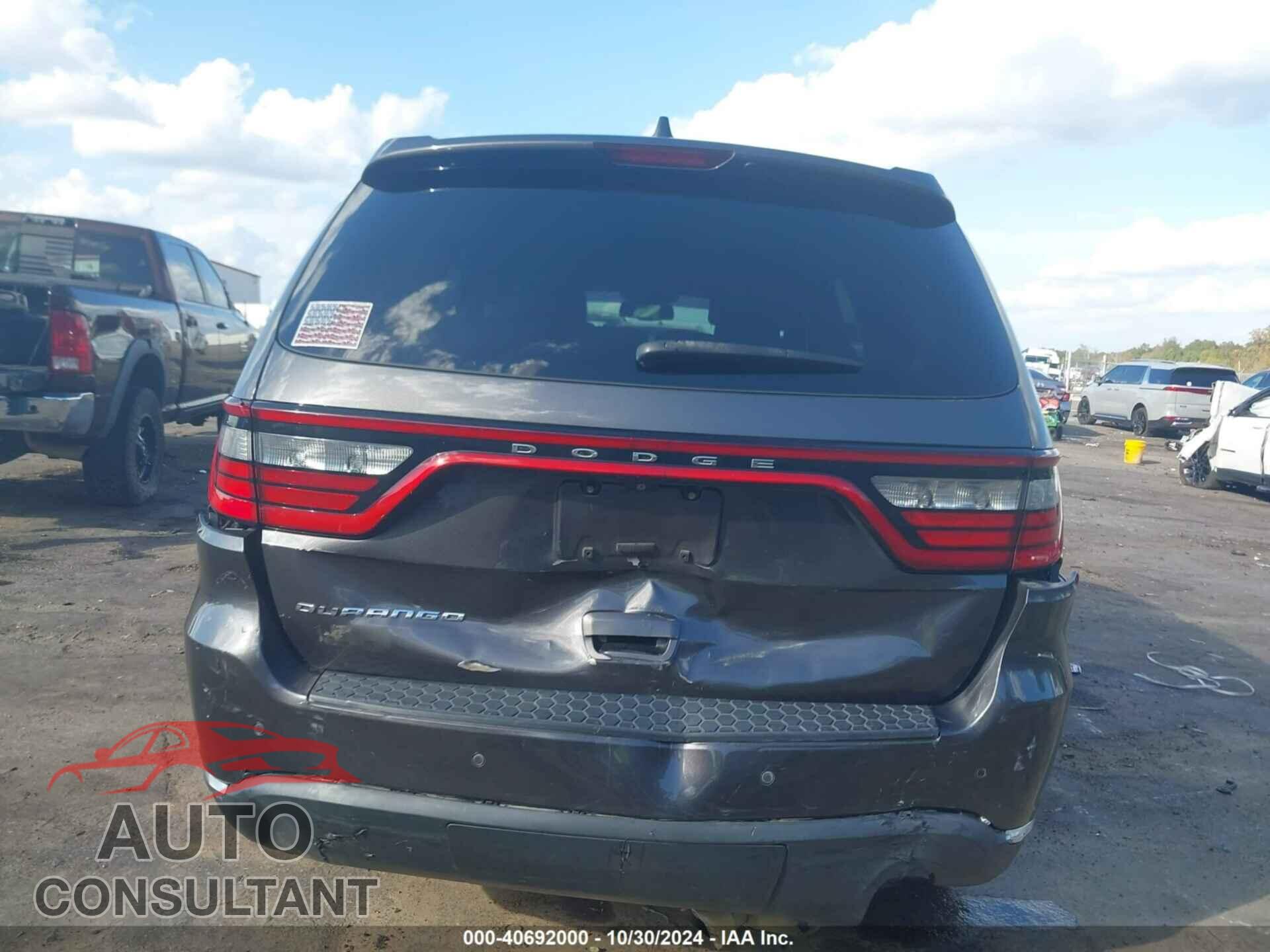 DODGE DURANGO 2016 - 1C4RDHAGXGC301552