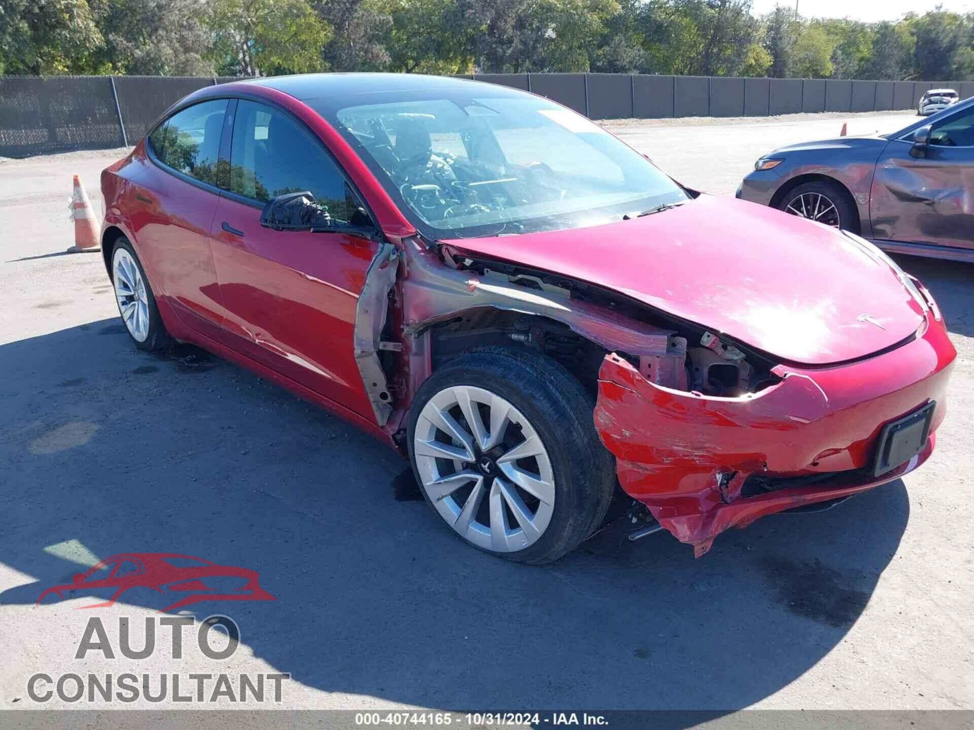 TESLA MODEL 3 2022 - 5YJ3E1EA2NF190141