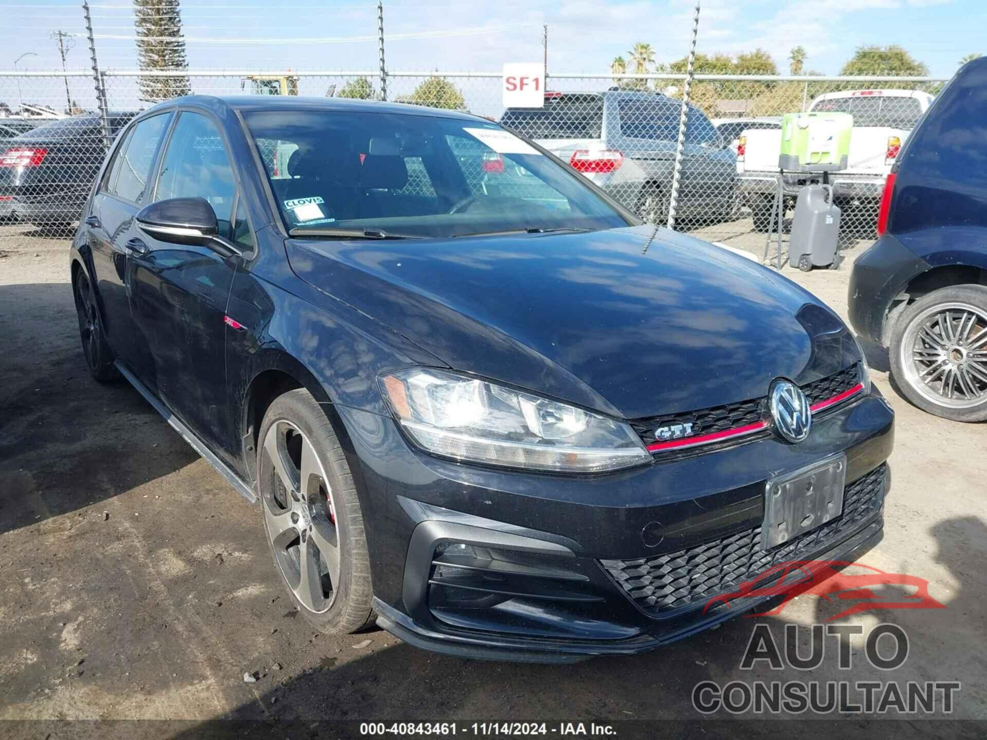 VOLKSWAGEN GOLF GTI 2018 - 3VW447AU1JM296562