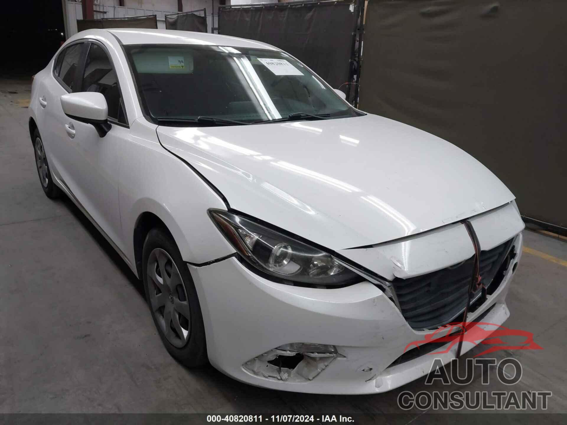 MAZDA MAZDA3 2016 - JM1BM1T73G1289455