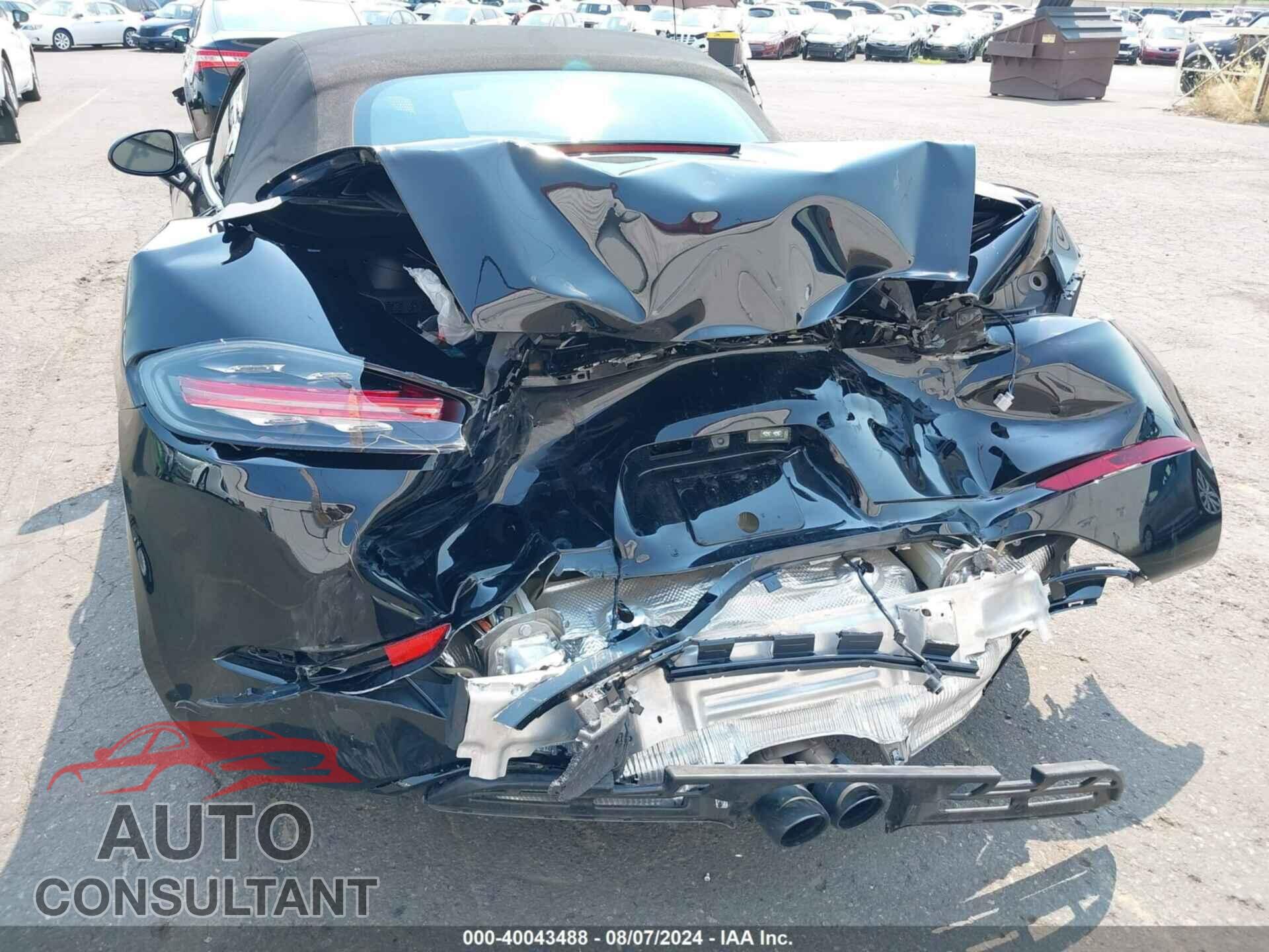 PORSCHE 718 BOXSTER 2017 - WP0CB2A87HS241142