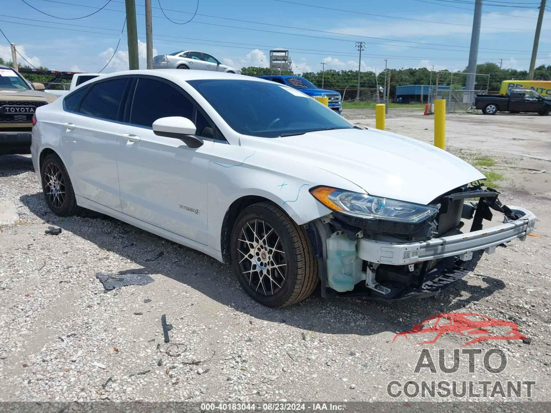 FORD FUSION HYBRID 2019 - 3FA6P0LU9KR129559