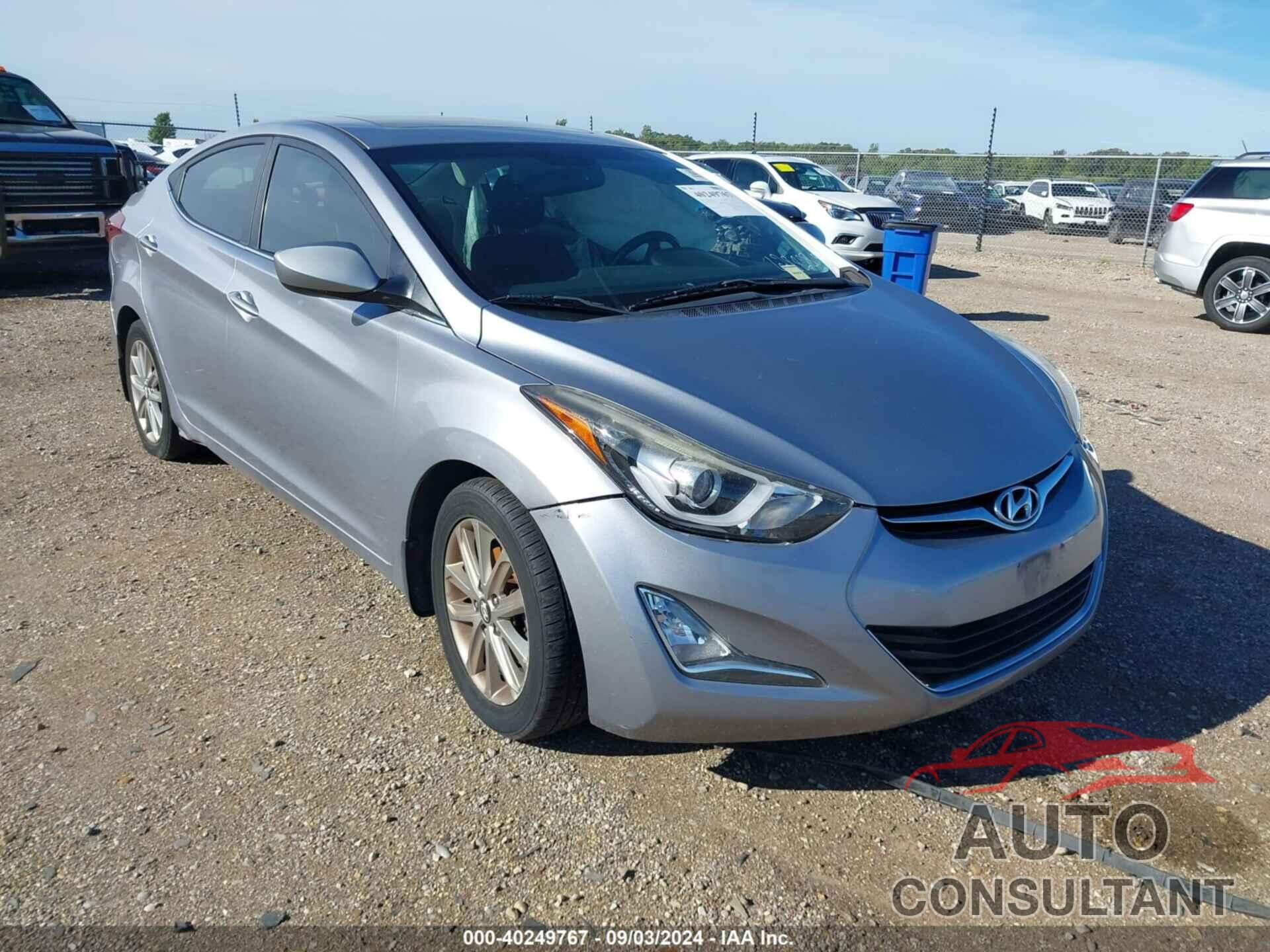 HYUNDAI ELANTRA 2015 - 5NPDH4AE4FH628828