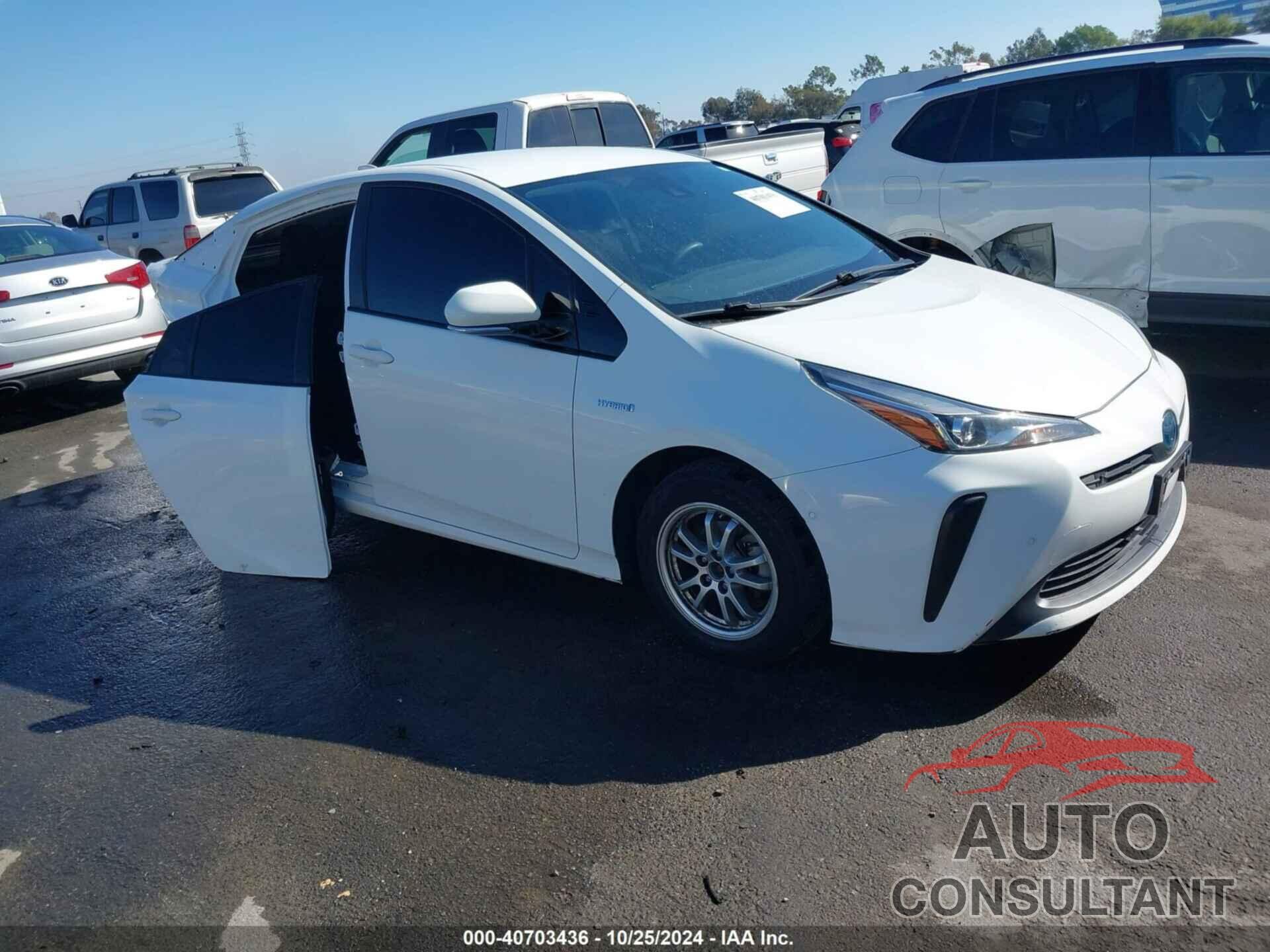 TOYOTA PRIUS 2020 - JTDKARFU4L3109486