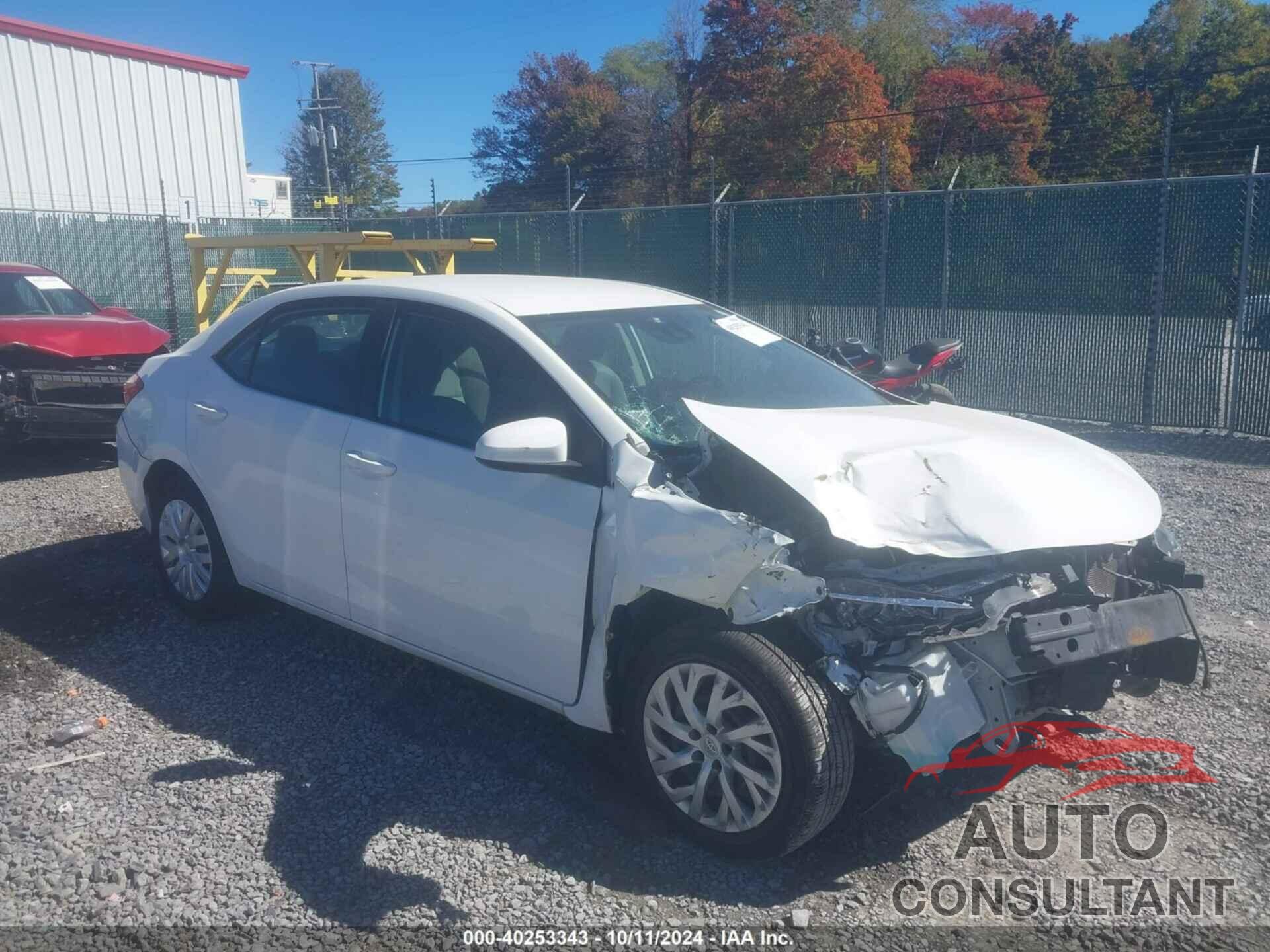 TOYOTA COROLLA 2019 - 5YFBURHEXKP939876