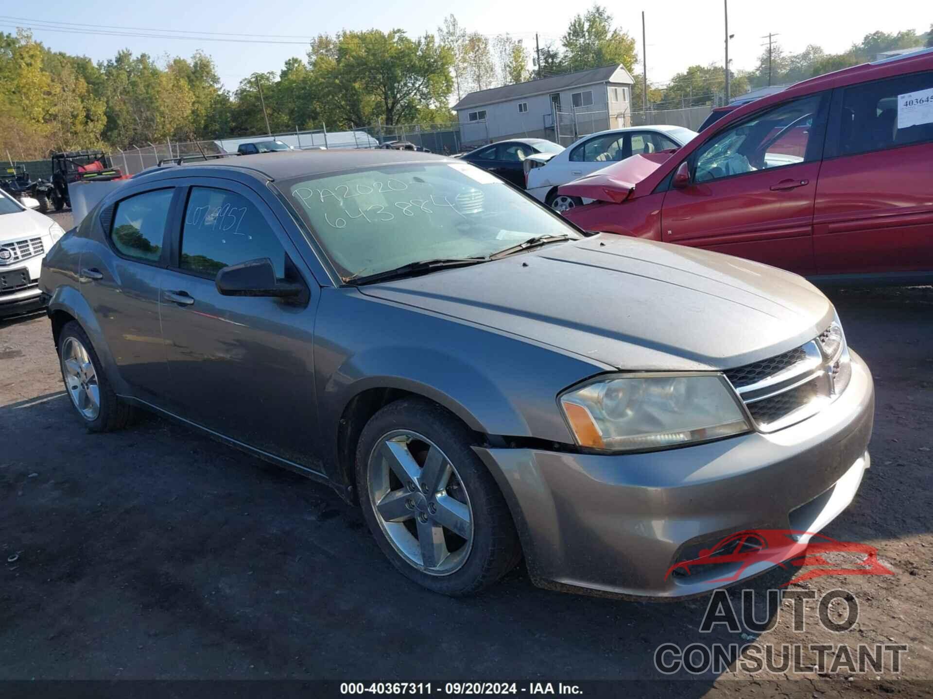 DODGE AVENGER 2013 - 1C3CDZAB1DN537978