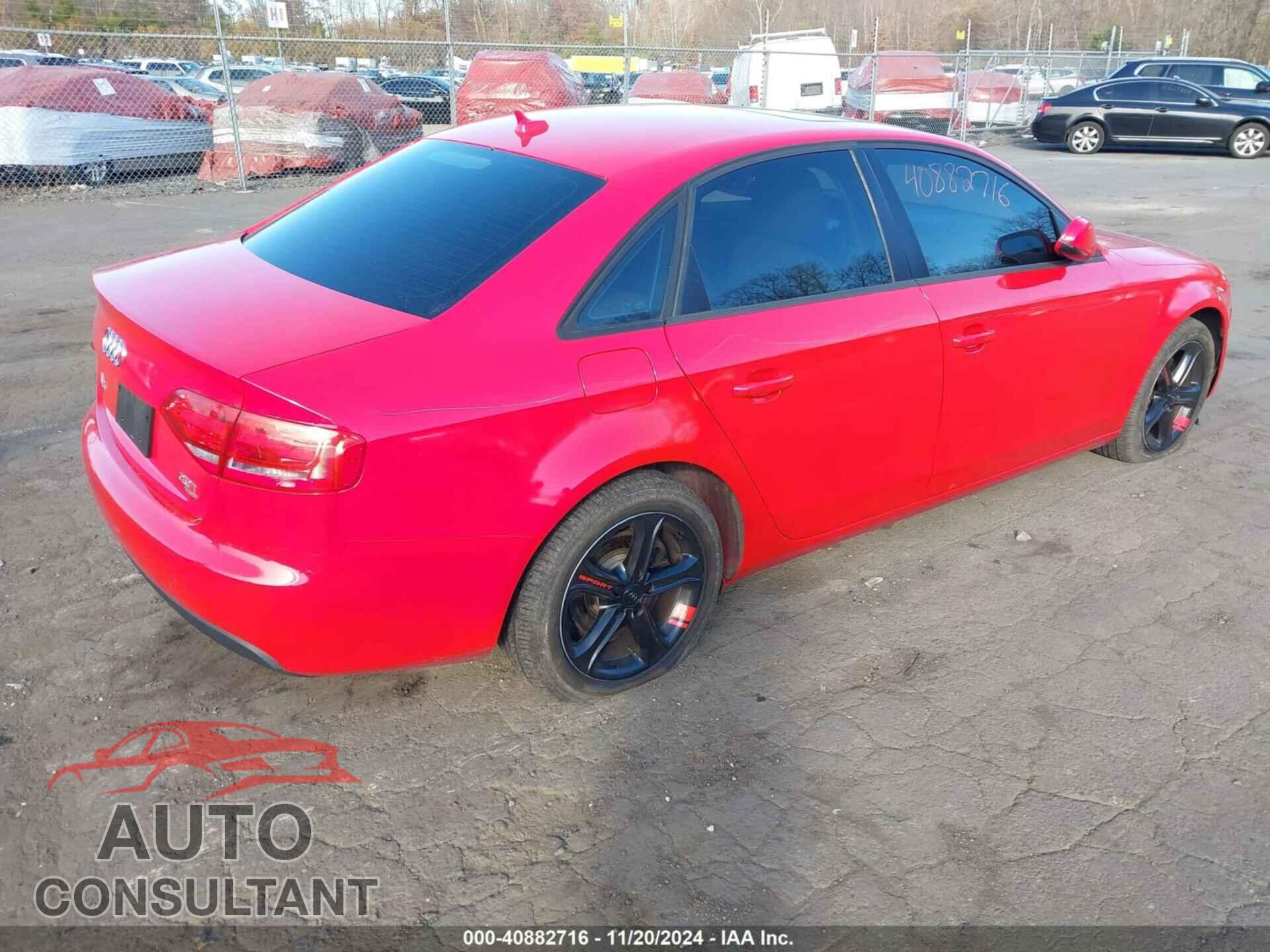 AUDI A4 2012 - WAUBFAFL3CA114634