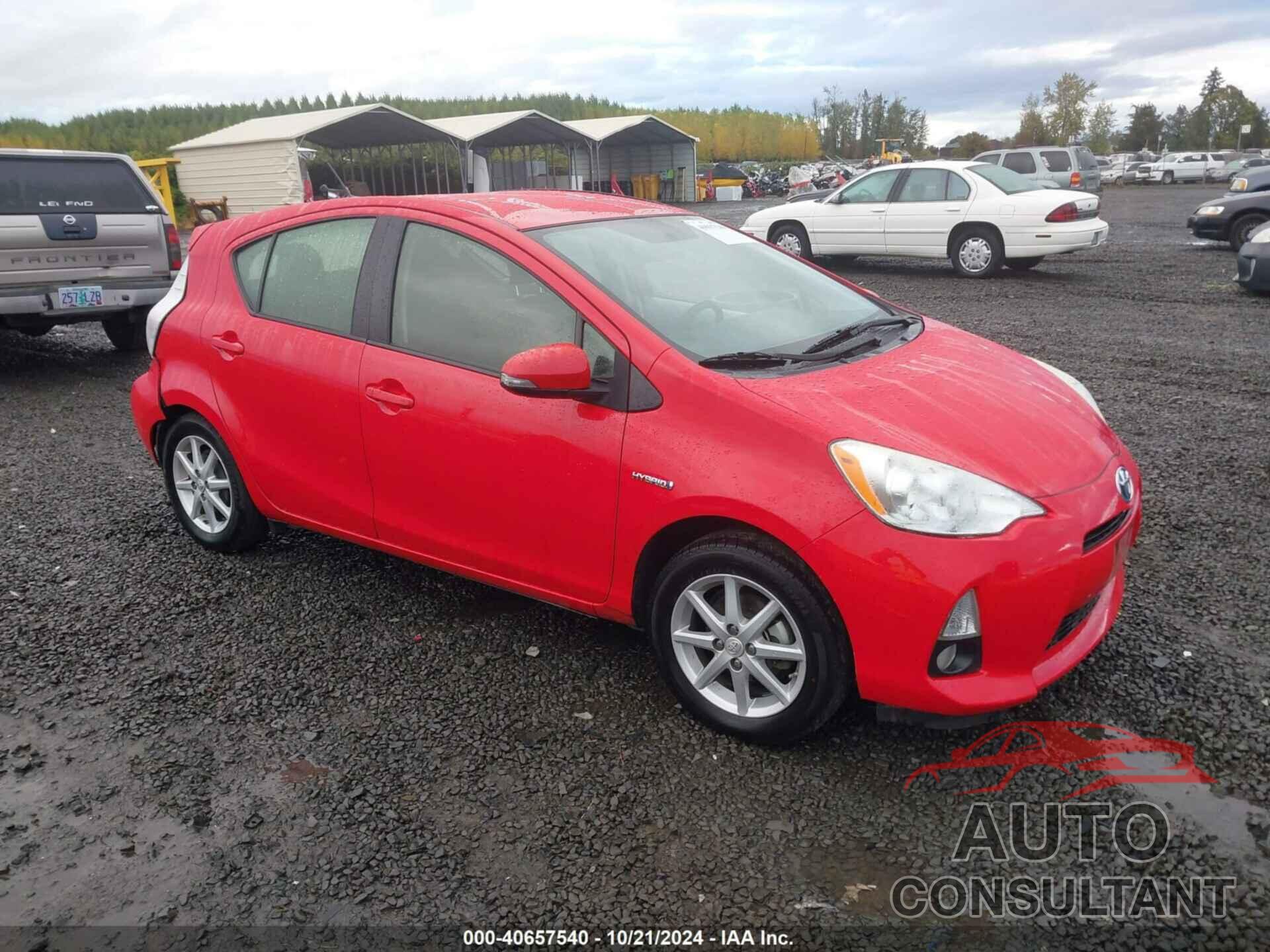 TOYOTA PRIUS C 2014 - JTDKDTB3XE1566562