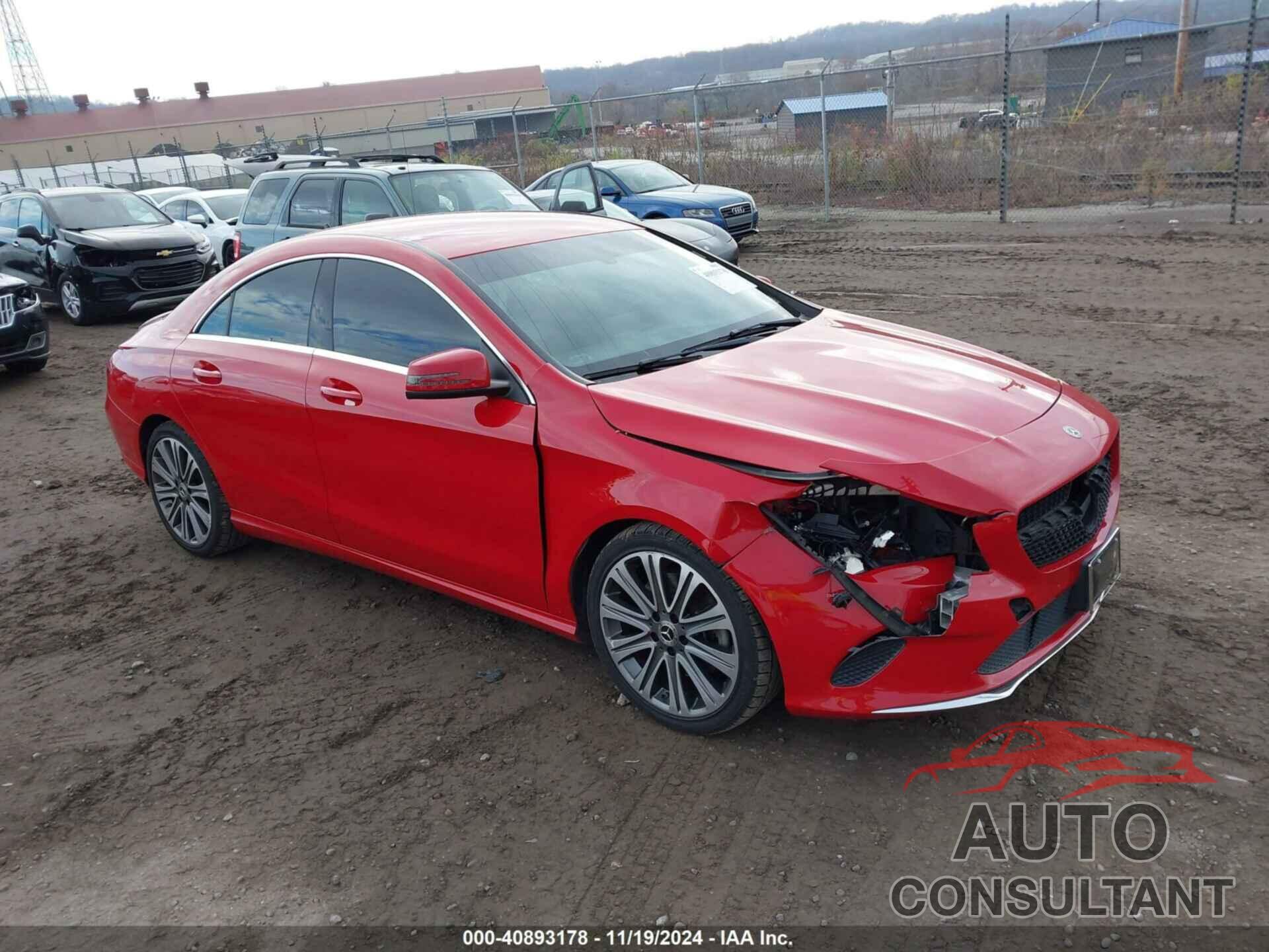 MERCEDES-BENZ CLA 250 2019 - WDDSJ4GB3KN763954