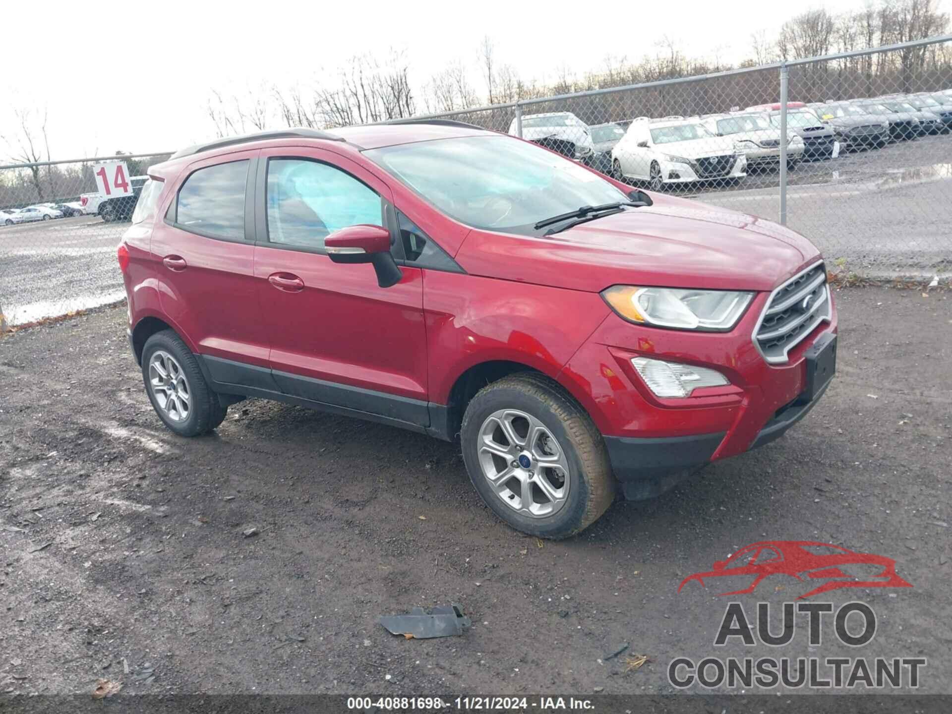FORD ECOSPORT 2018 - MAJ6P1UL7JC197982