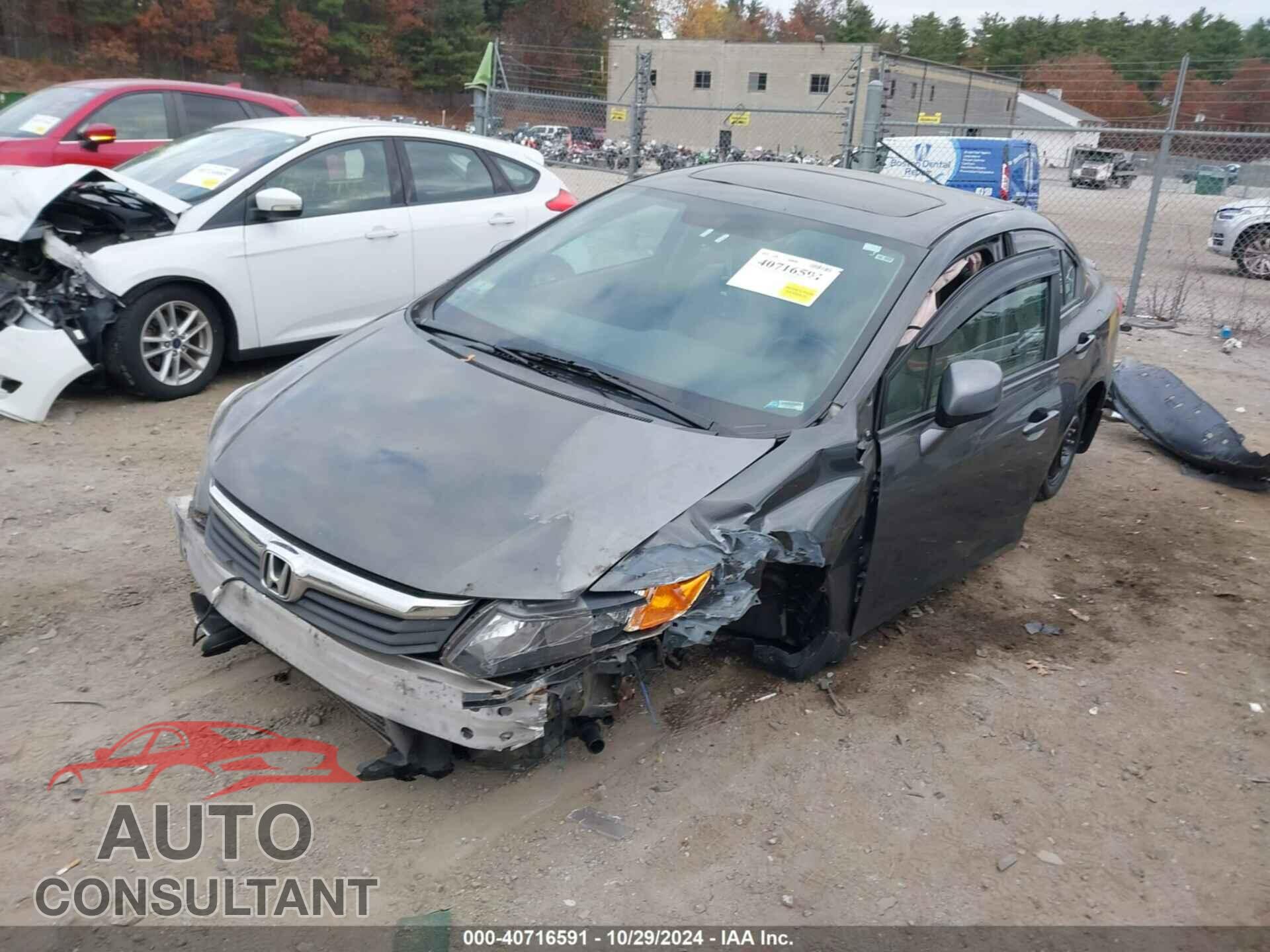 HONDA CIVIC 2012 - 2HGFB2F91CH596131