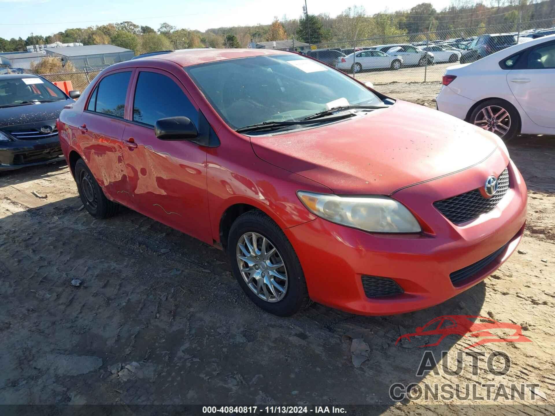 TOYOTA COROLLA 2010 - 2T1BU4EE4AC376345