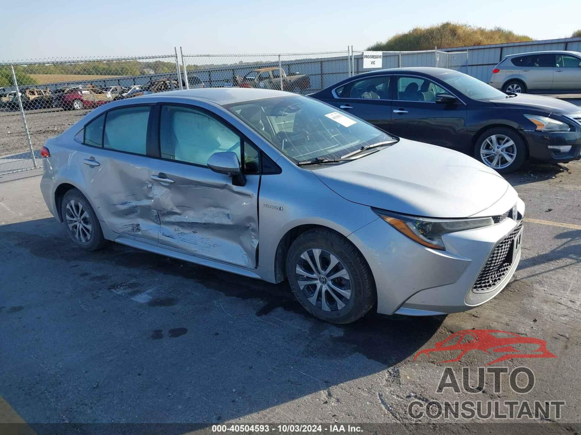 TOYOTA COROLLA 2021 - JTDEAMDE2MJ025482