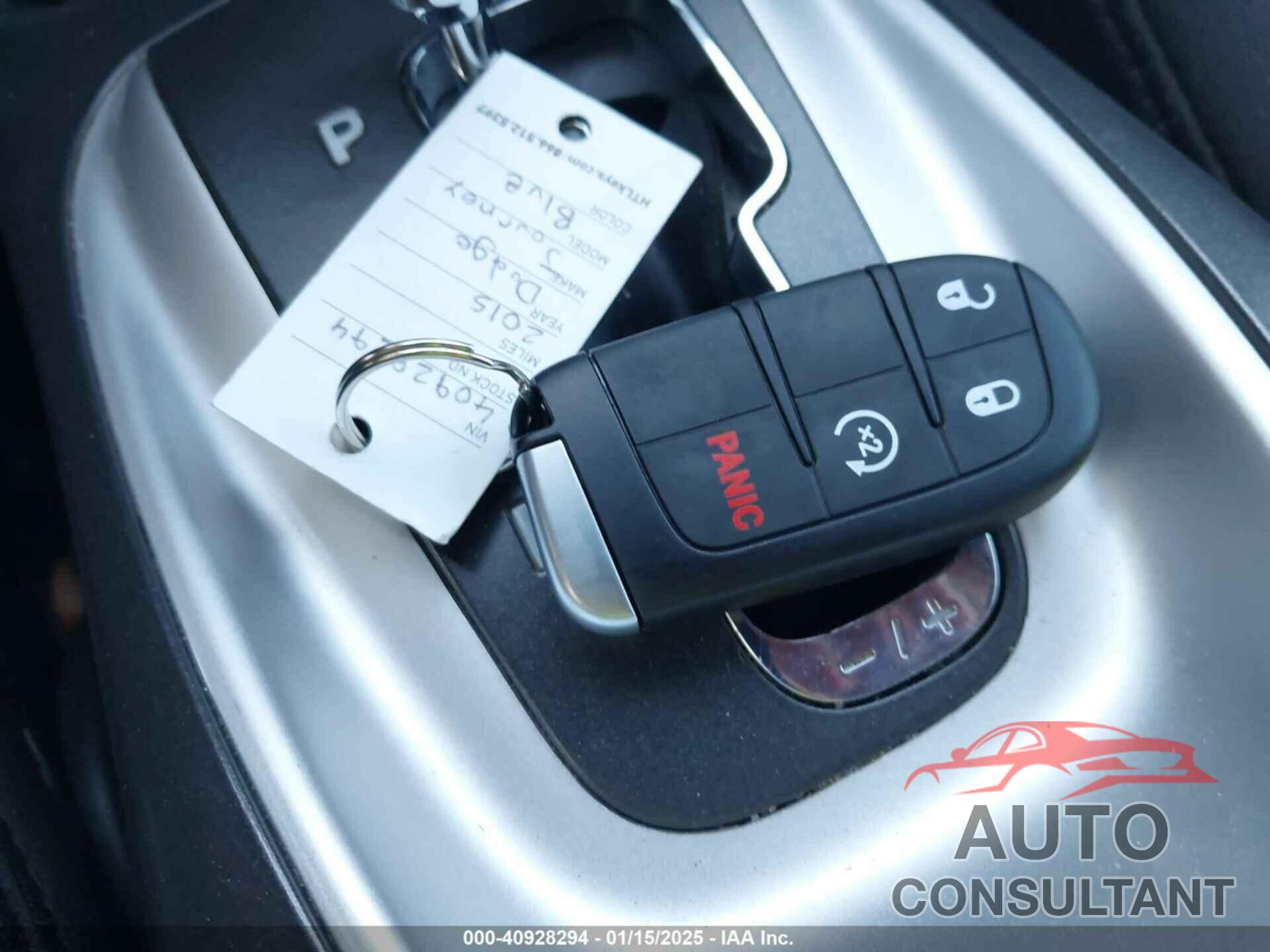 DODGE JOURNEY 2015 - 3C4PDCBG8FT754967