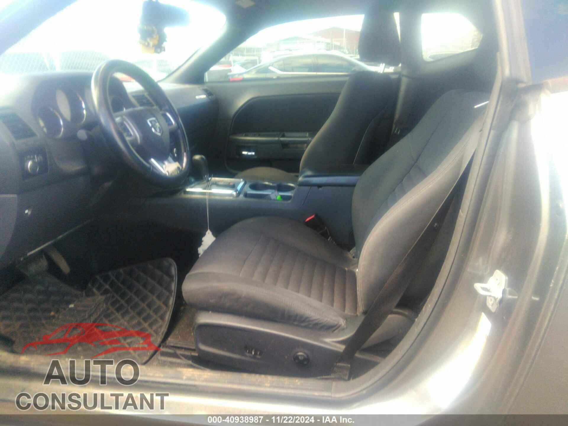 DODGE CHALLENGER 2012 - 2C3CDYAG9CH155453