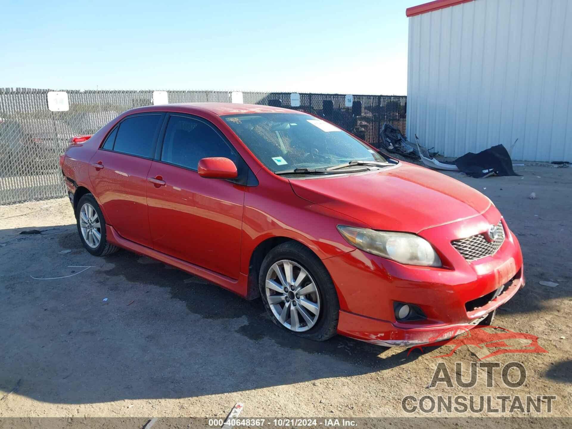 TOYOTA COROLLA 2010 - 2T1BU4EE2AC513329