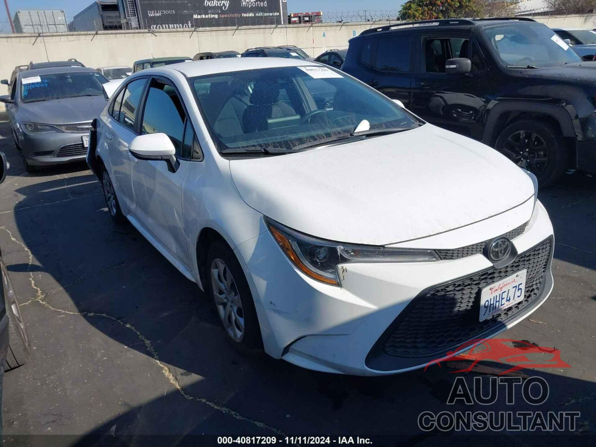 TOYOTA COROLLA 2022 - 5YFEPMAE2NP299894