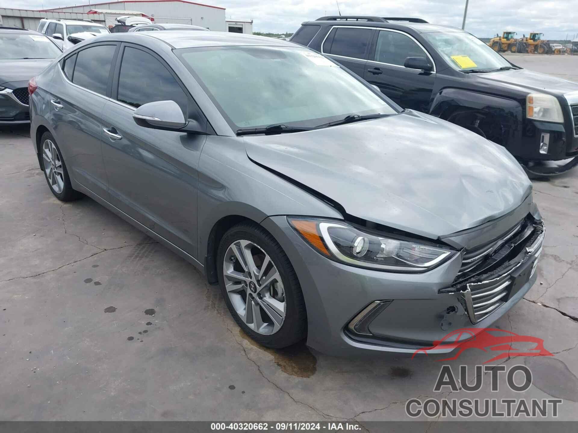 HYUNDAI ELANTRA 2017 - KMHD84LF8HU318076