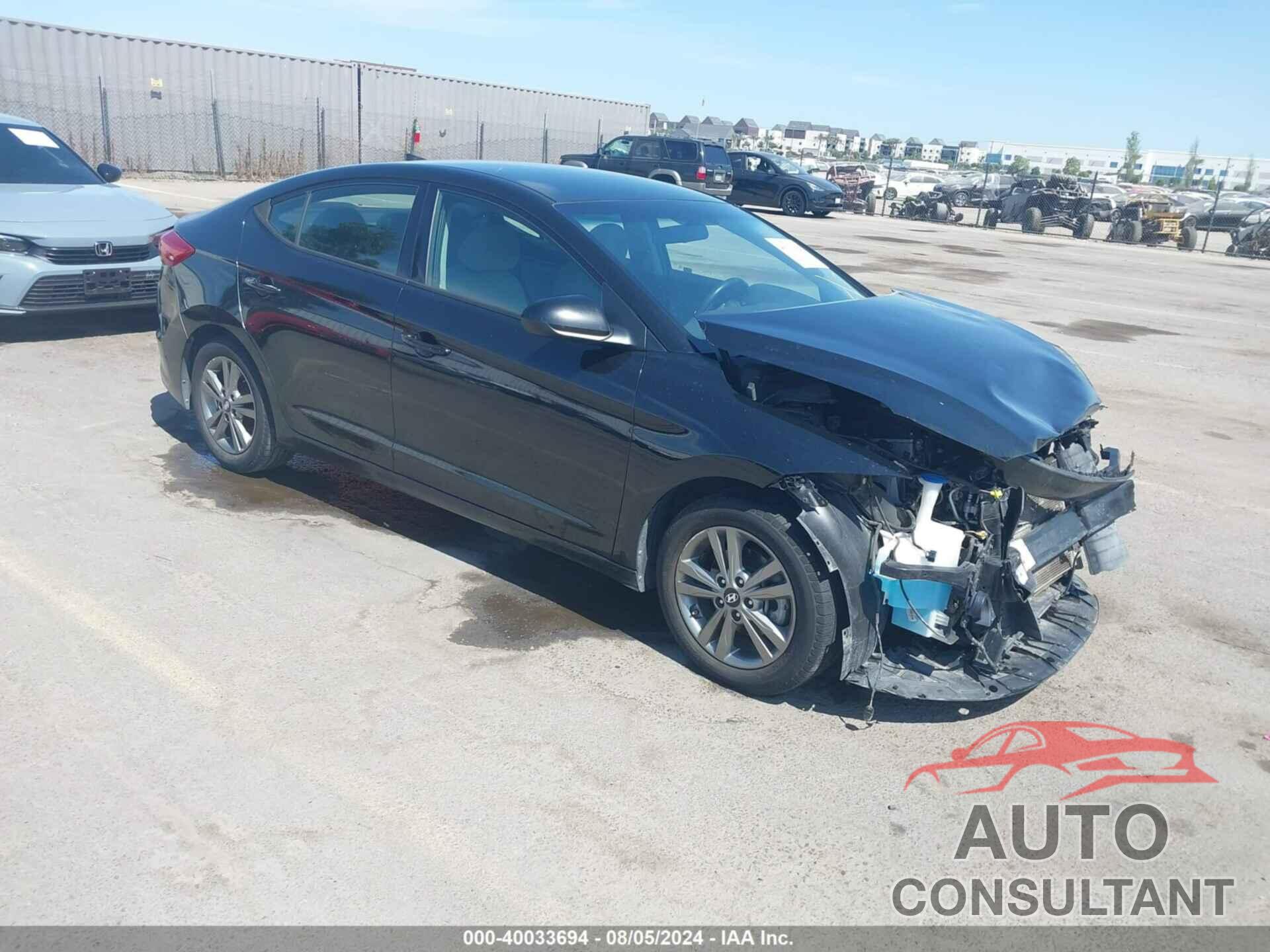 HYUNDAI ELANTRA 2017 - 5NPD84LF8HH030105