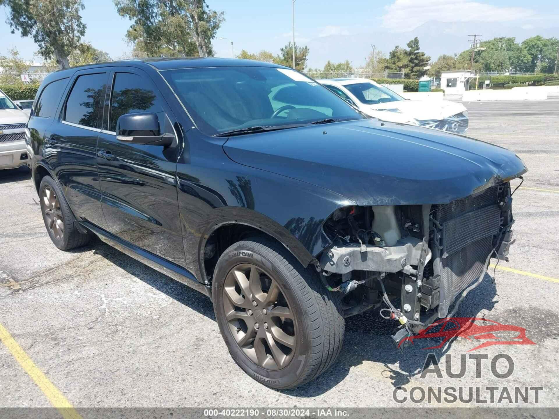 DODGE DURANGO 2017 - 1C4SDHCT2HC752763