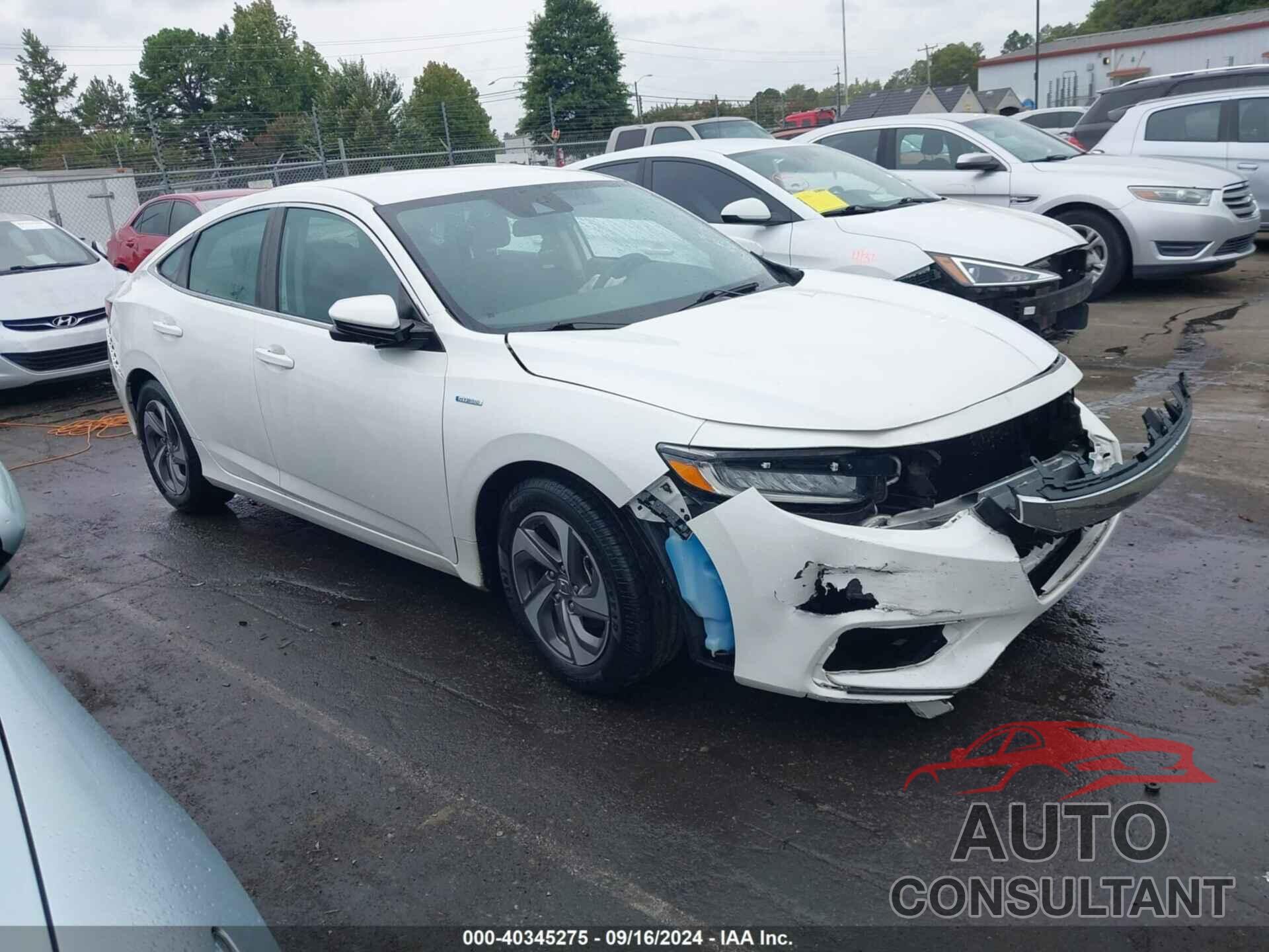 HONDA INSIGHT 2019 - 19XZE4F50KE031035
