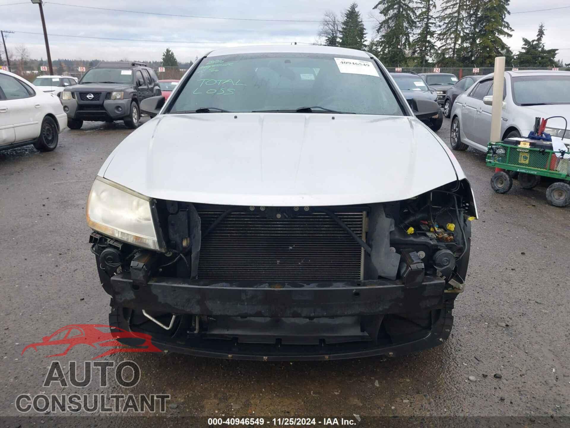 DODGE AVENGER 2012 - 1C3CDZAB2CN174704