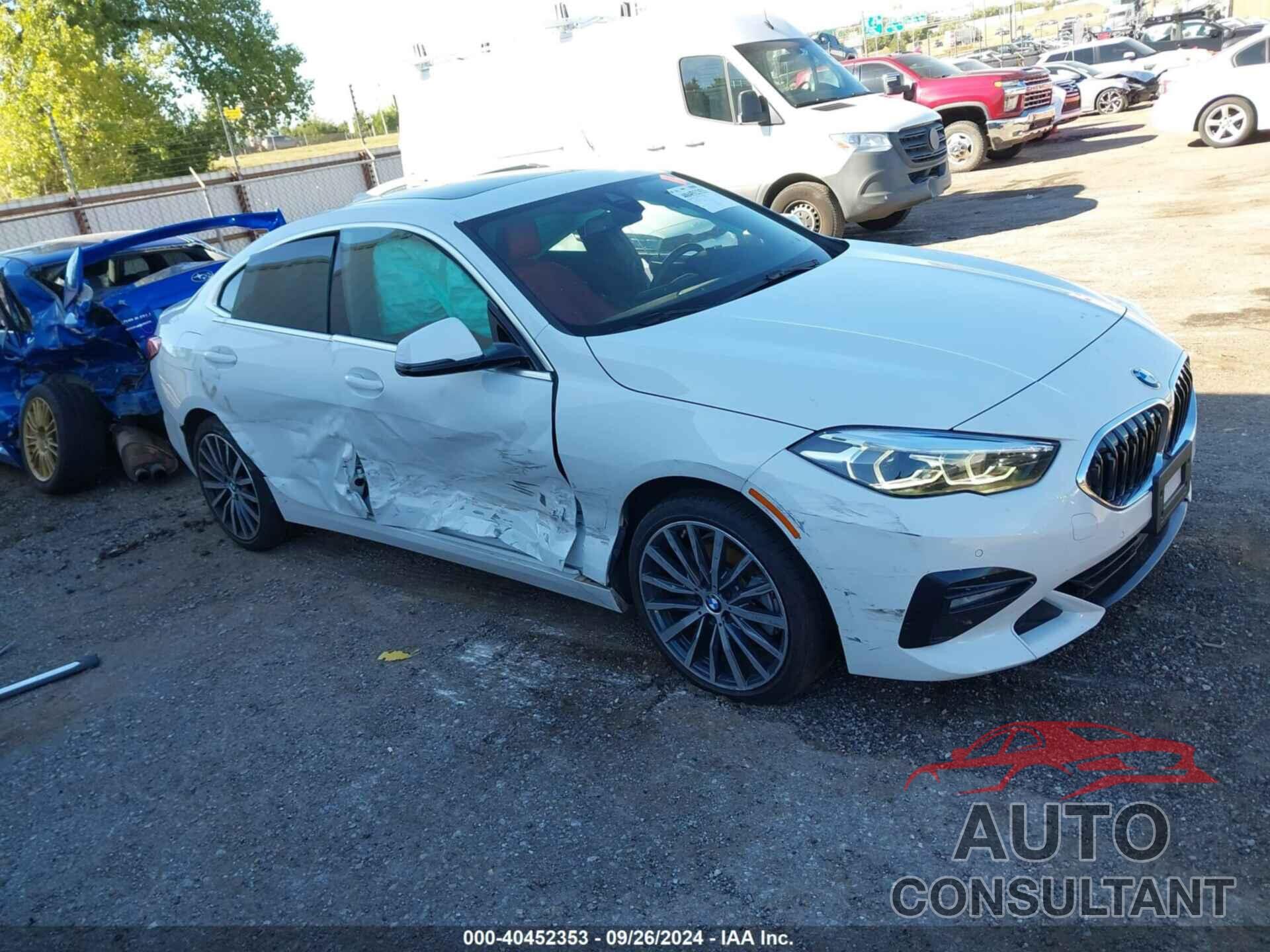 BMW 228I GRAN COUPE 2021 - WBA73AK03M7J19342