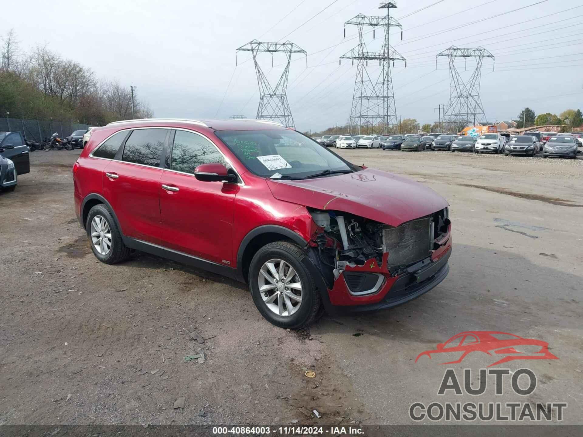 KIA SORENTO 2016 - 5XYPGDA33GG156497