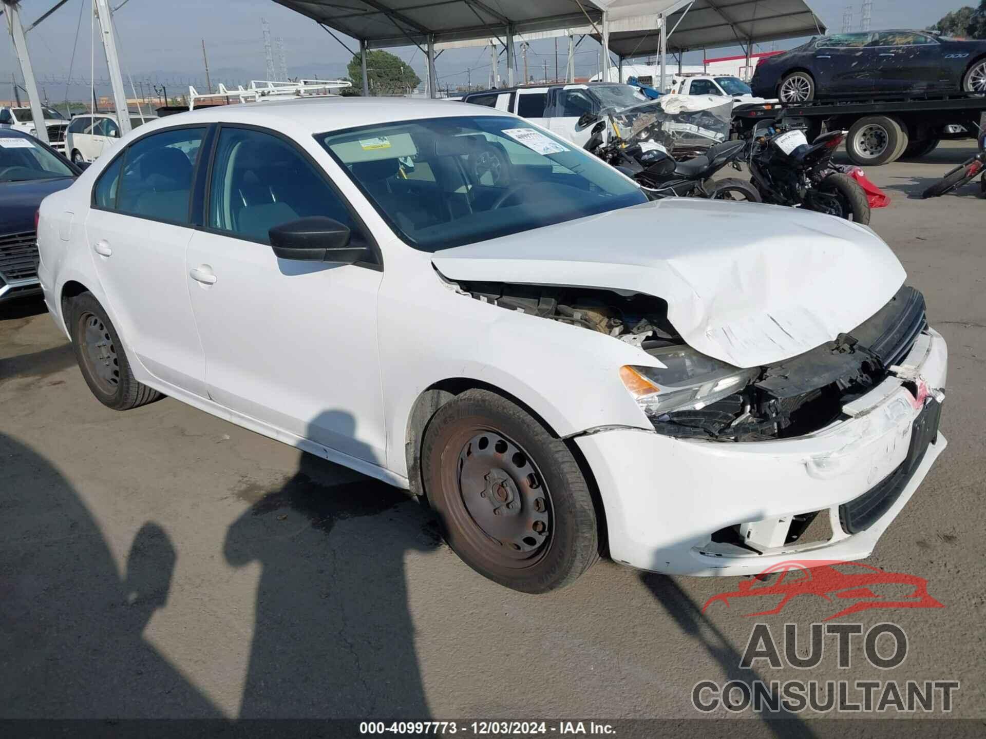 VOLKSWAGEN JETTA 2012 - 3VW2K7AJ5CM354209