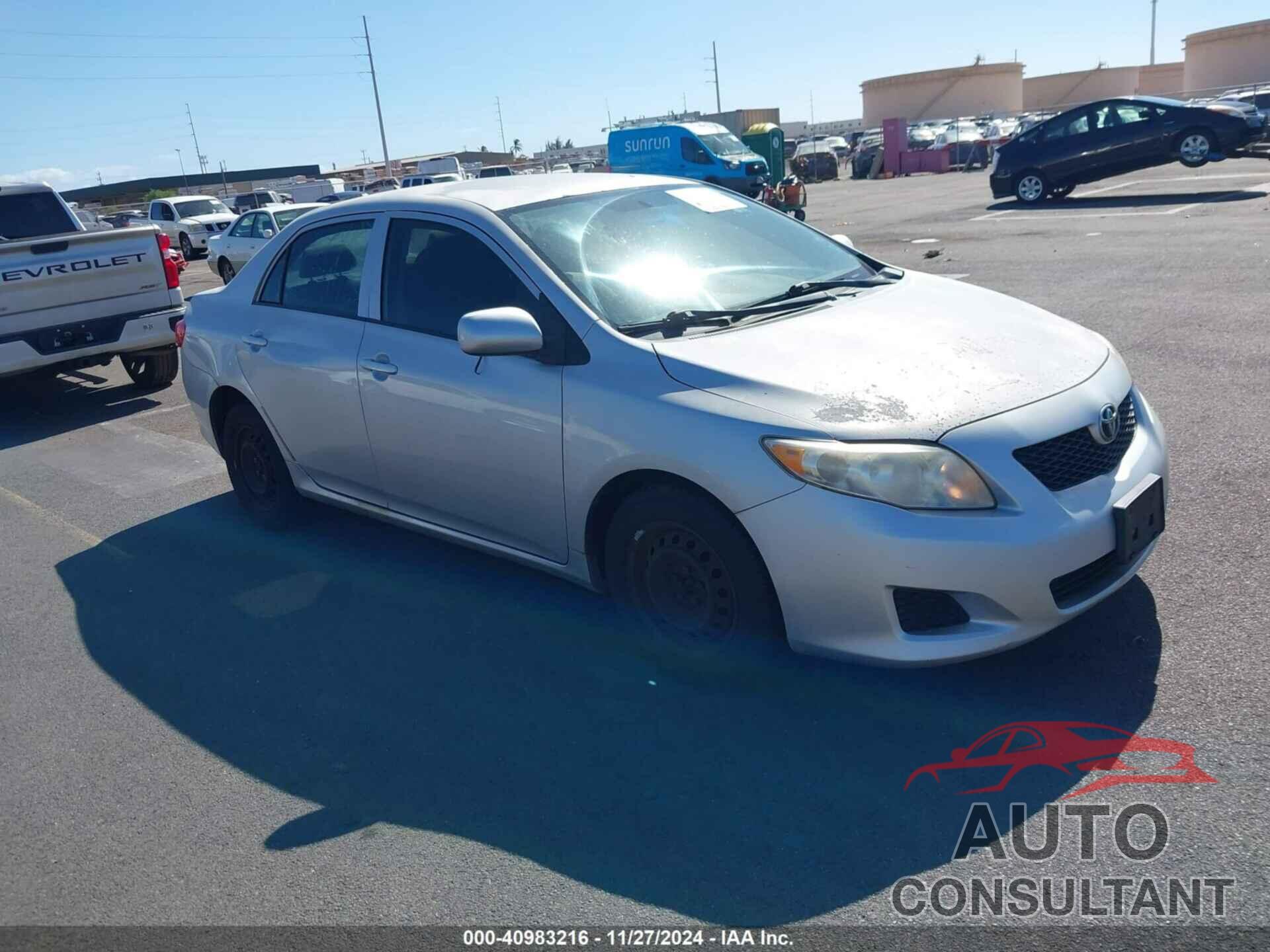 TOYOTA COROLLA 2009 - 1NXBU40E89Z153730