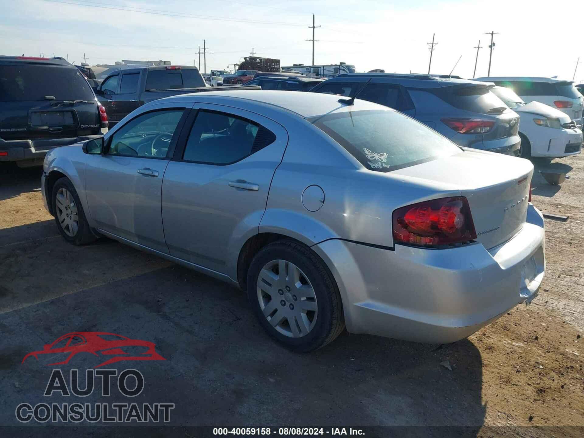 DODGE AVENGER 2012 - 1C3CDZAB3CN274715