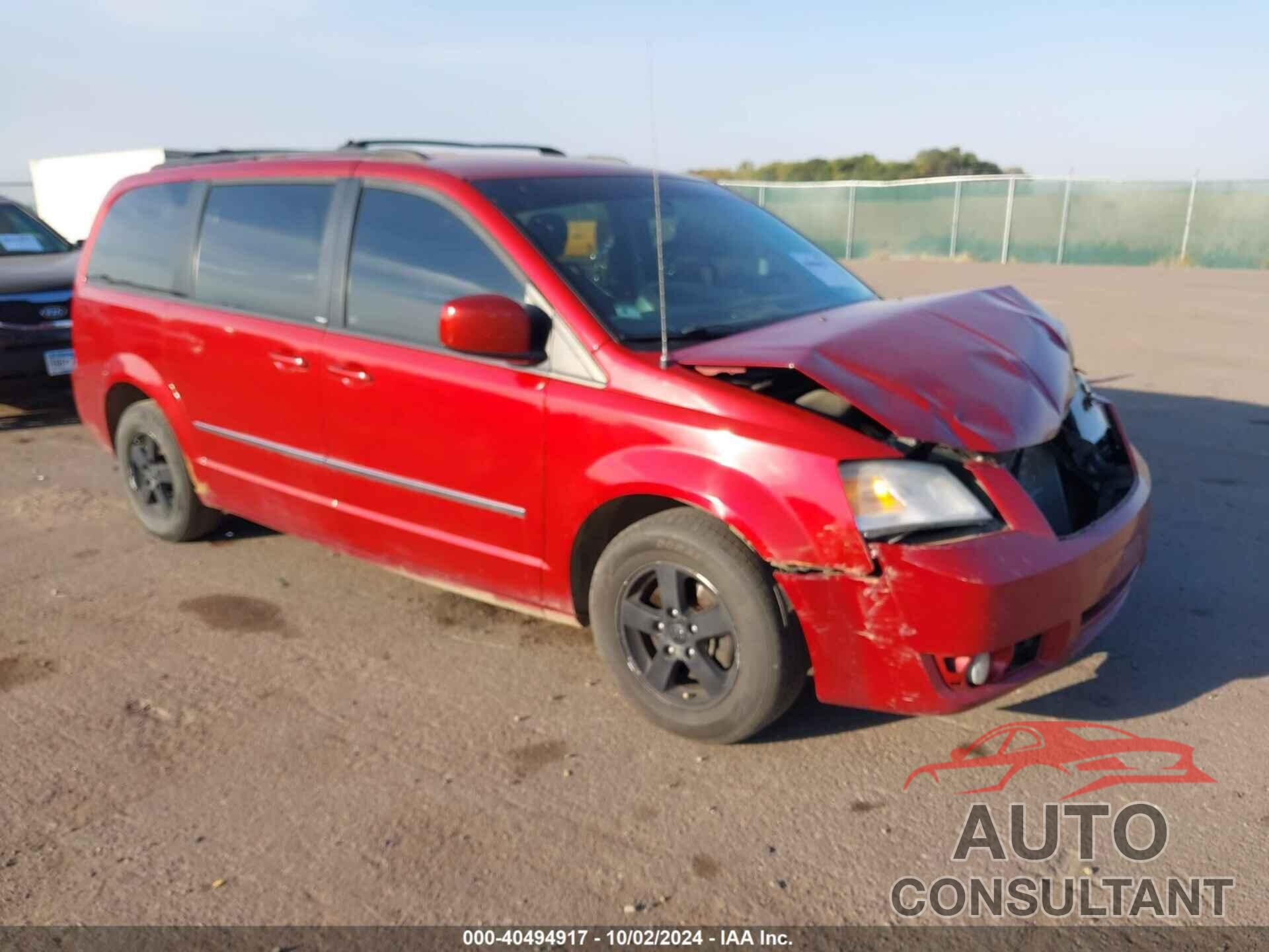 DODGE GRAND CARAVAN 2010 - 2D4RN5D1XAR100576