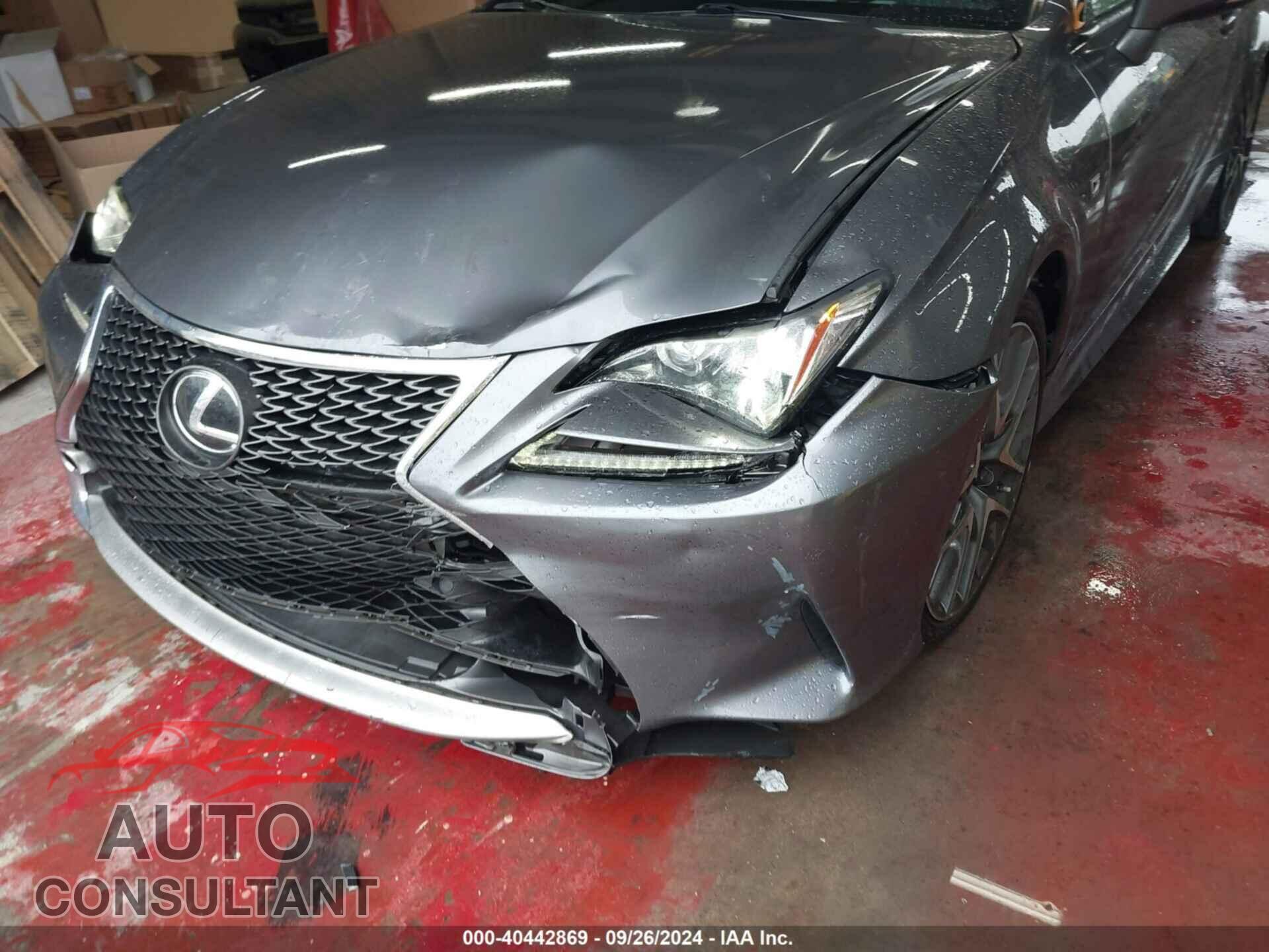 LEXUS RC 2016 - JTHHA5BC8G5003602