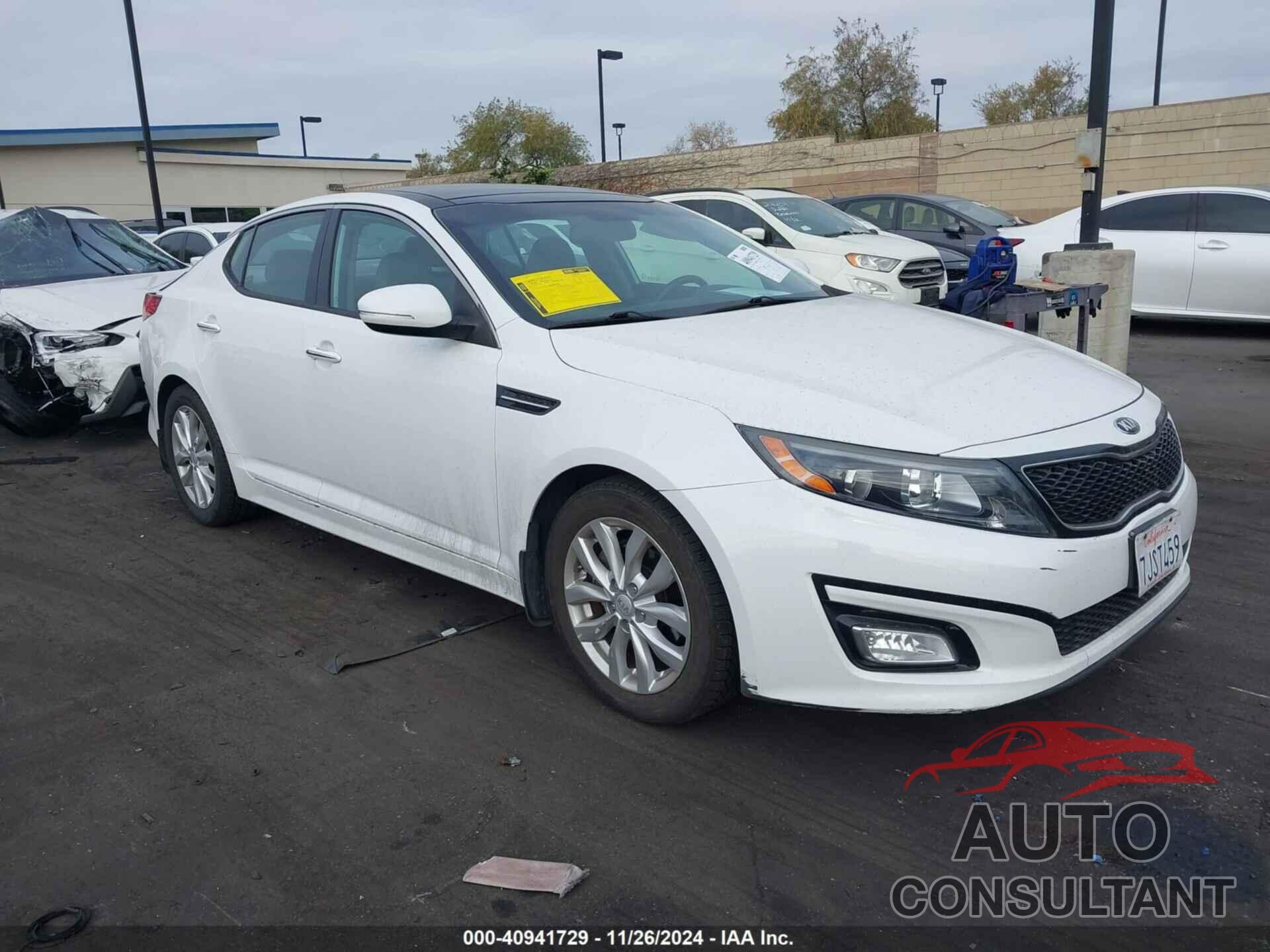 KIA OPTIMA 2015 - 5XXGN4A75FG425787