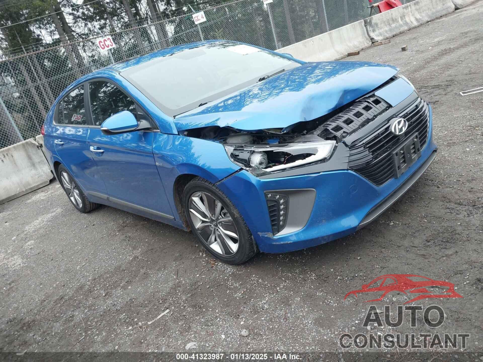 HYUNDAI IONIQ HYBRID 2017 - KMHC85LC6HU026692