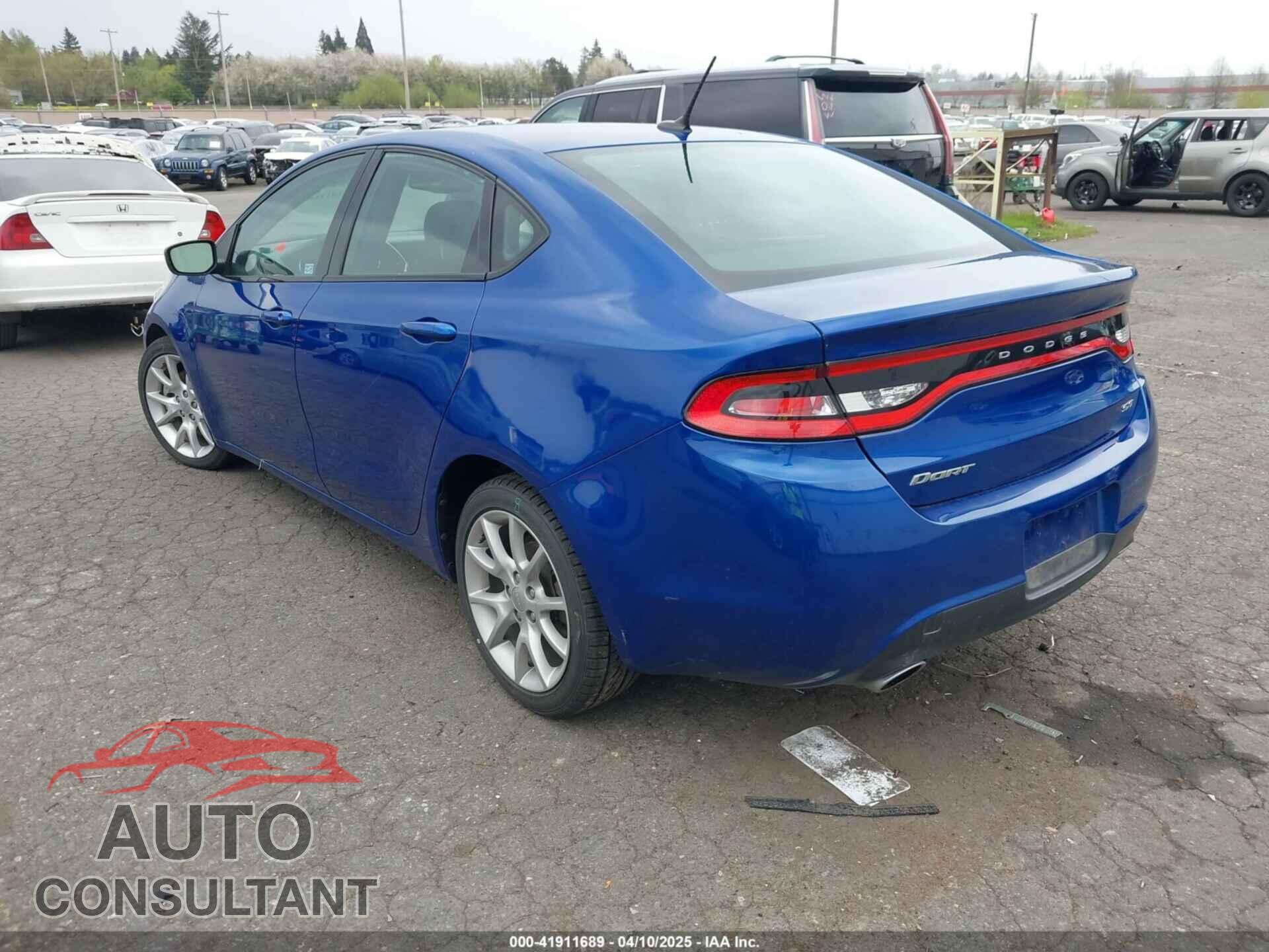 DODGE DART 2013 - 1C3CDFBA2DD336813