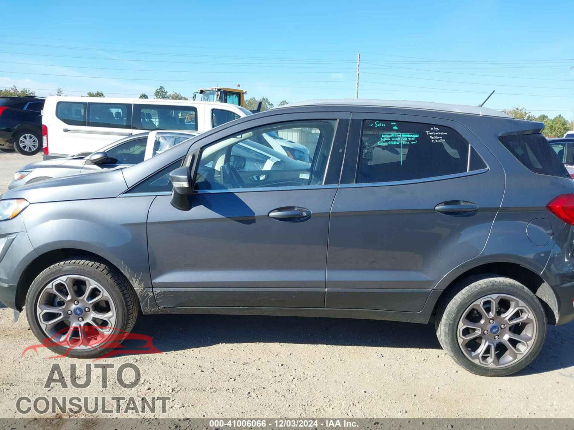FORD ECOSPORT 2021 - MAJ6S3KL4MC424434