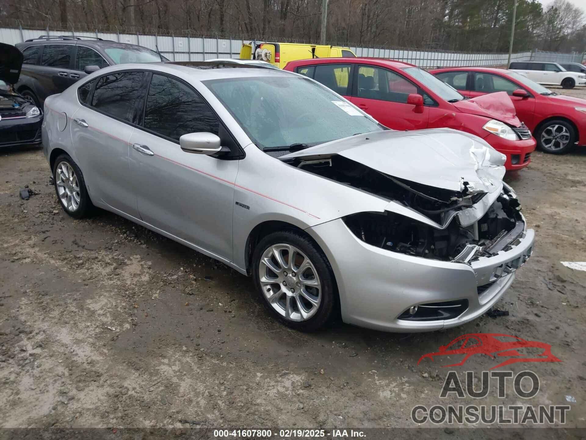 DODGE DART 2013 - 1C3CDFCH0DD320458