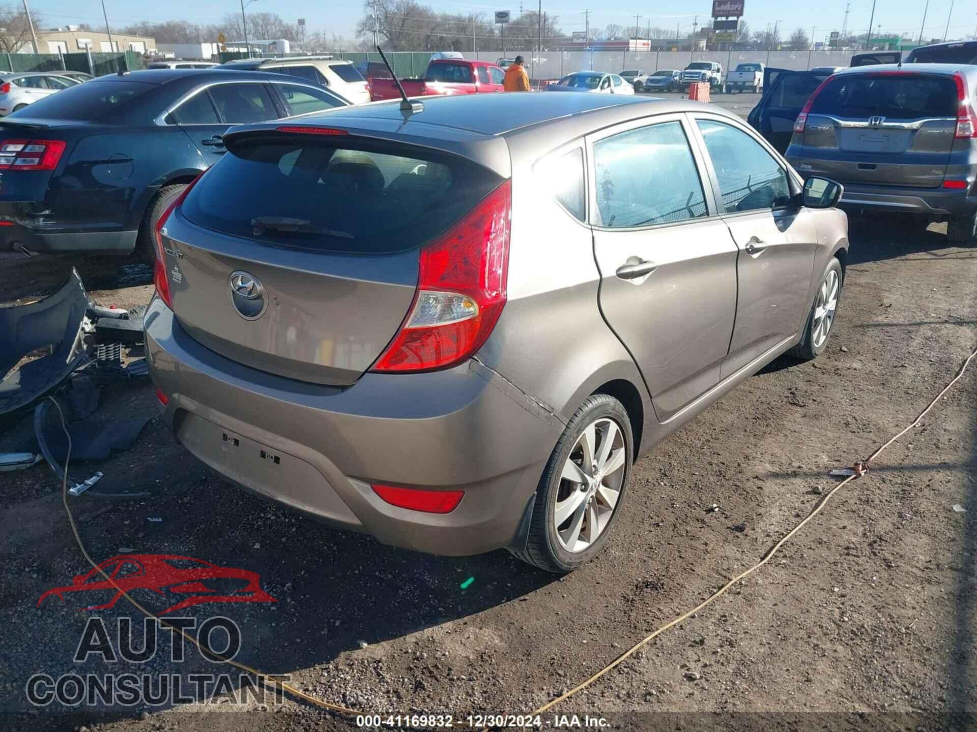 HYUNDAI ACCENT 2014 - KMHCU5AE3EU189425