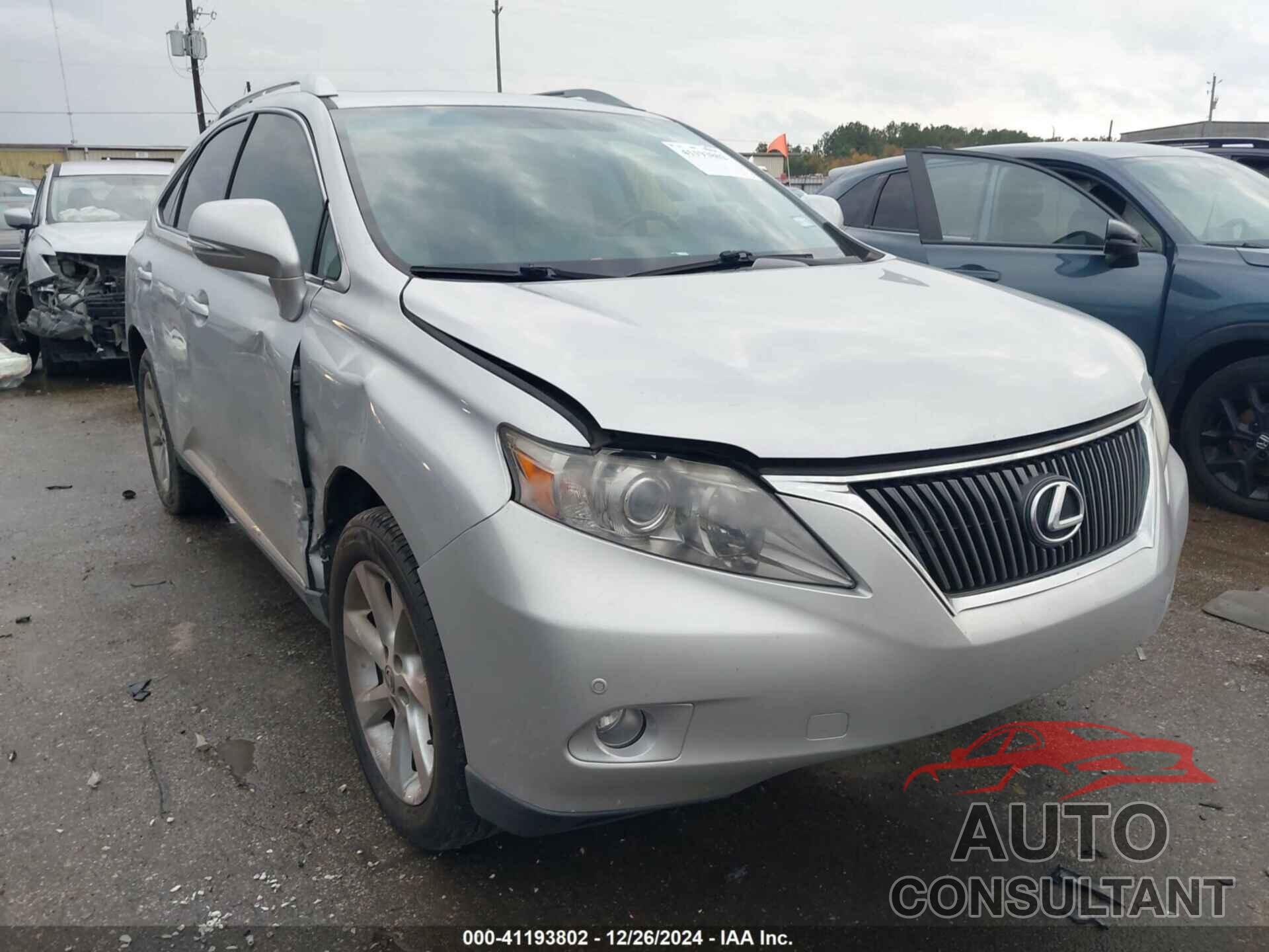 LEXUS RX 350 2011 - 2T2ZK1BA4BC055147