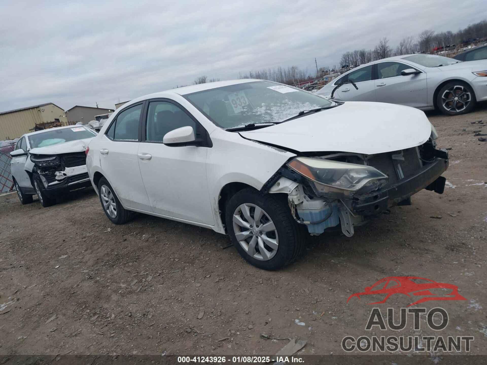 TOYOTA COROLLA 2014 - 5YFBURHEXEP092118