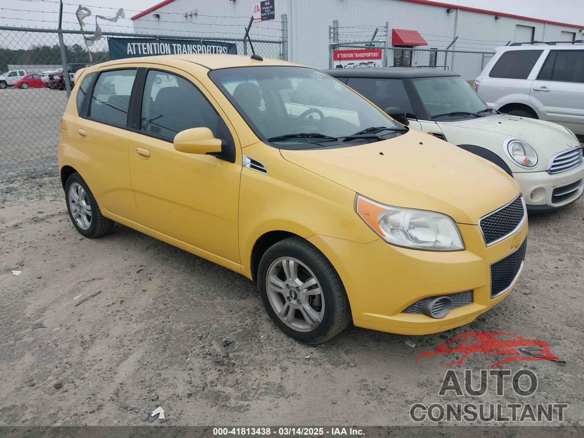 CHEVROLET AVEO 2011 - KL1TD6DE2BB187444