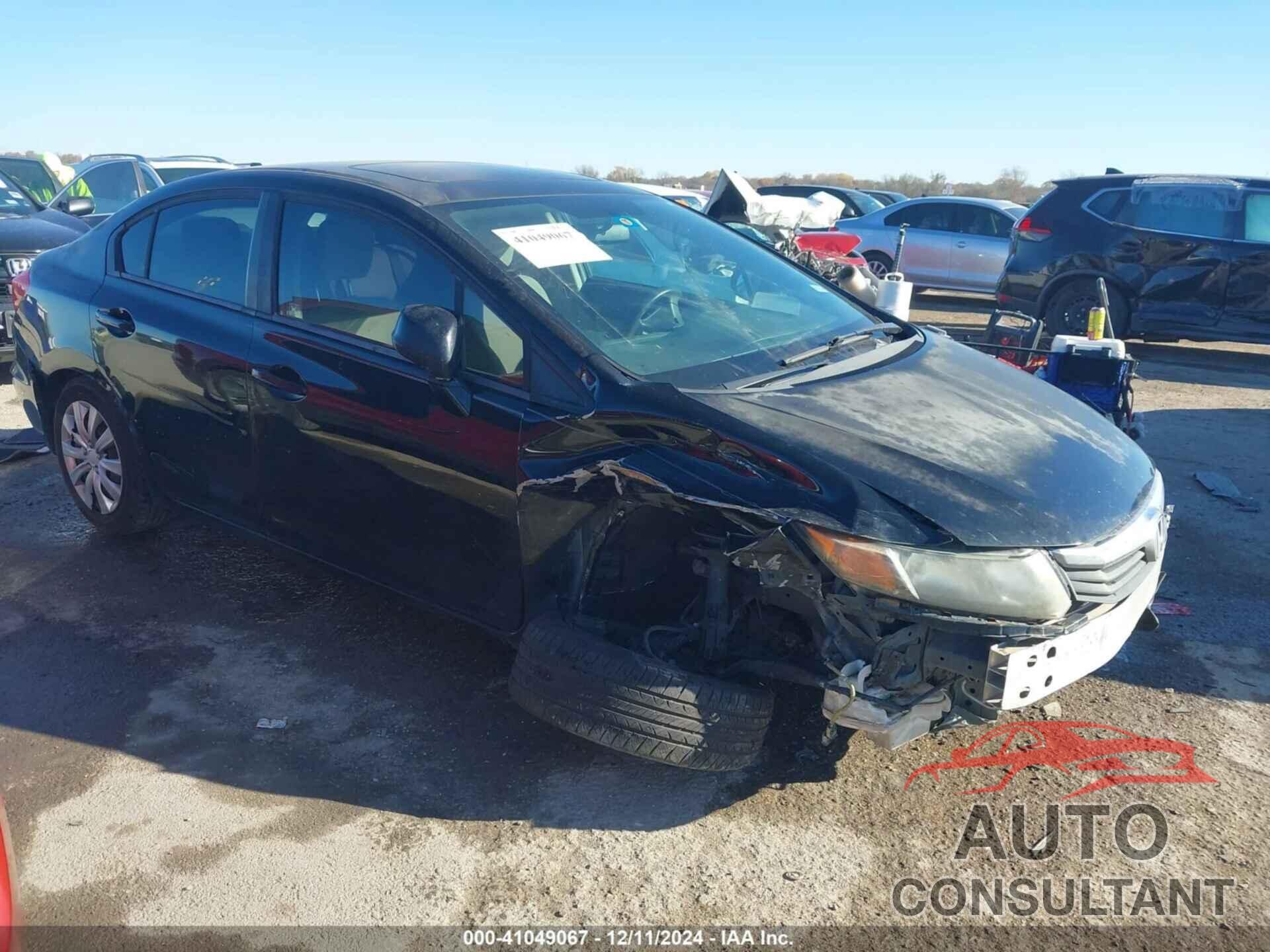HONDA CIVIC 2012 - 19XFB2F85CE087712