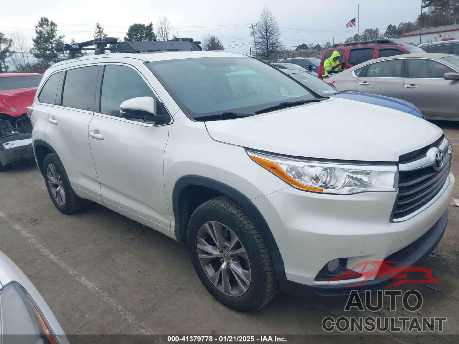 TOYOTA HIGHLANDER 2014 - 5TDKKRFH2ES010070
