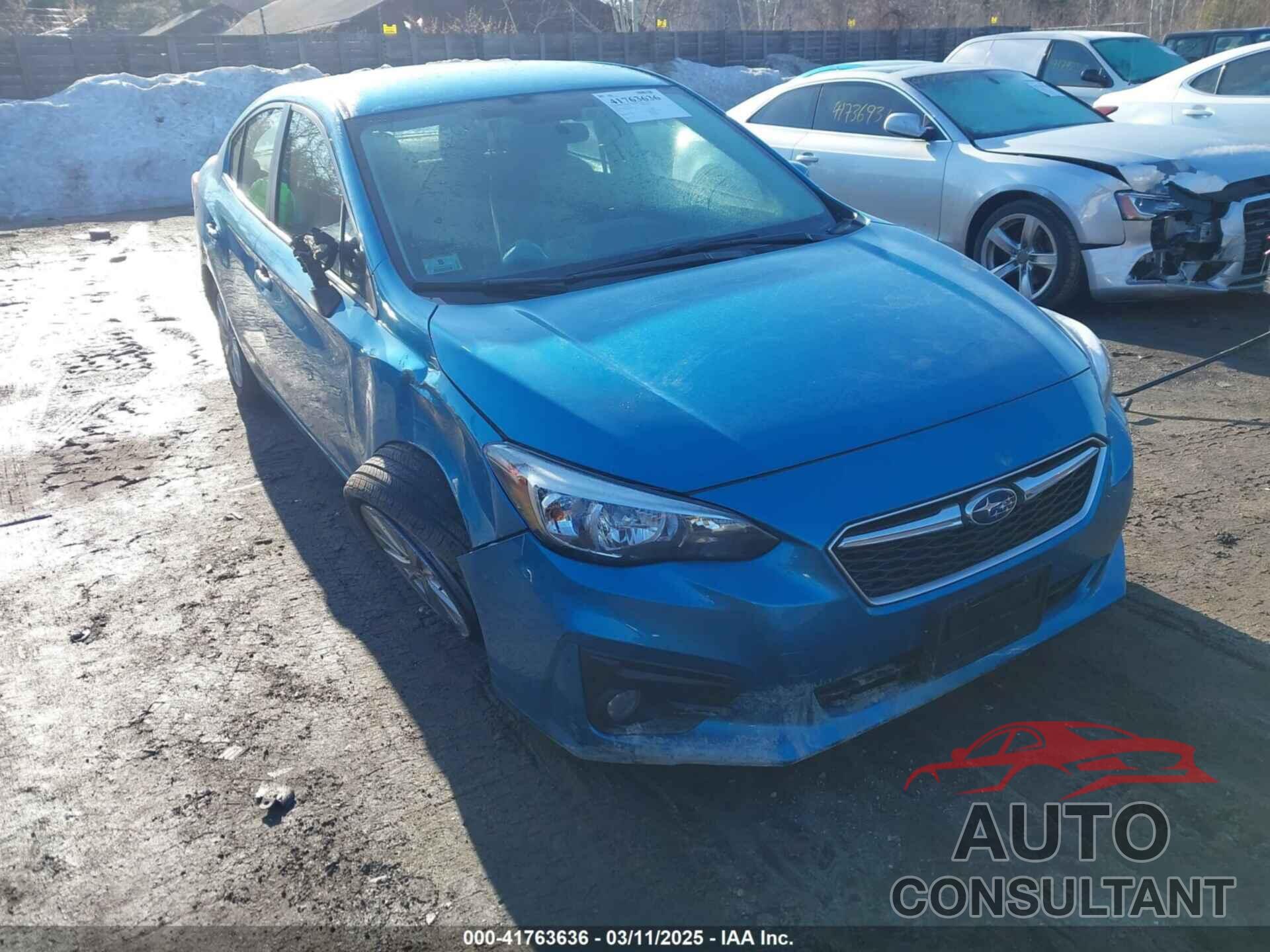 SUBARU IMPREZA 2018 - 4S3GKAD69J3625008