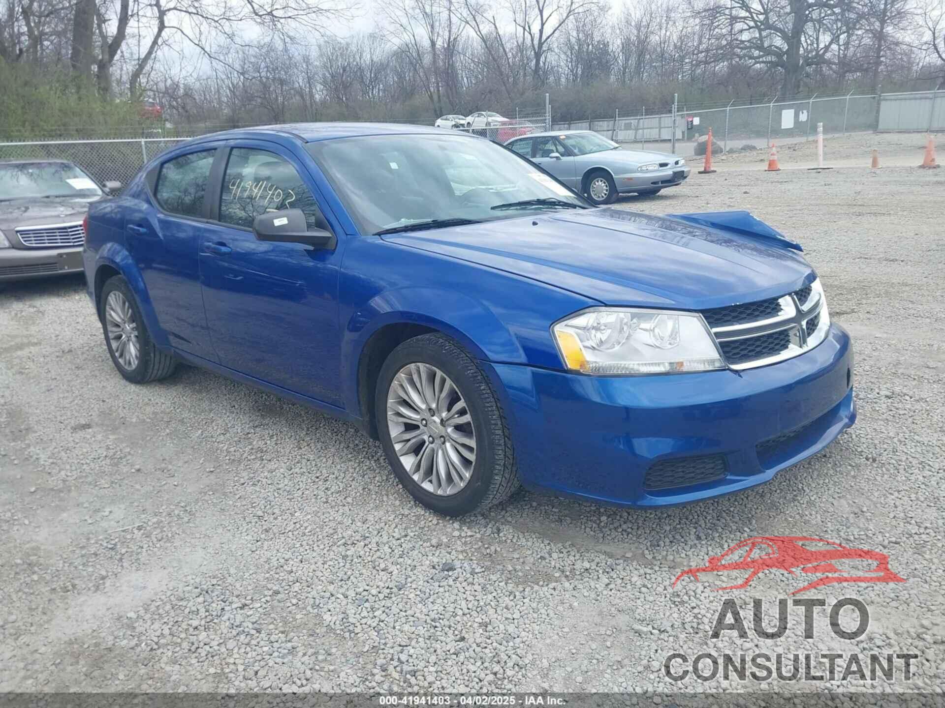 DODGE AVENGER 2014 - 1C3CDZAB9EN235338