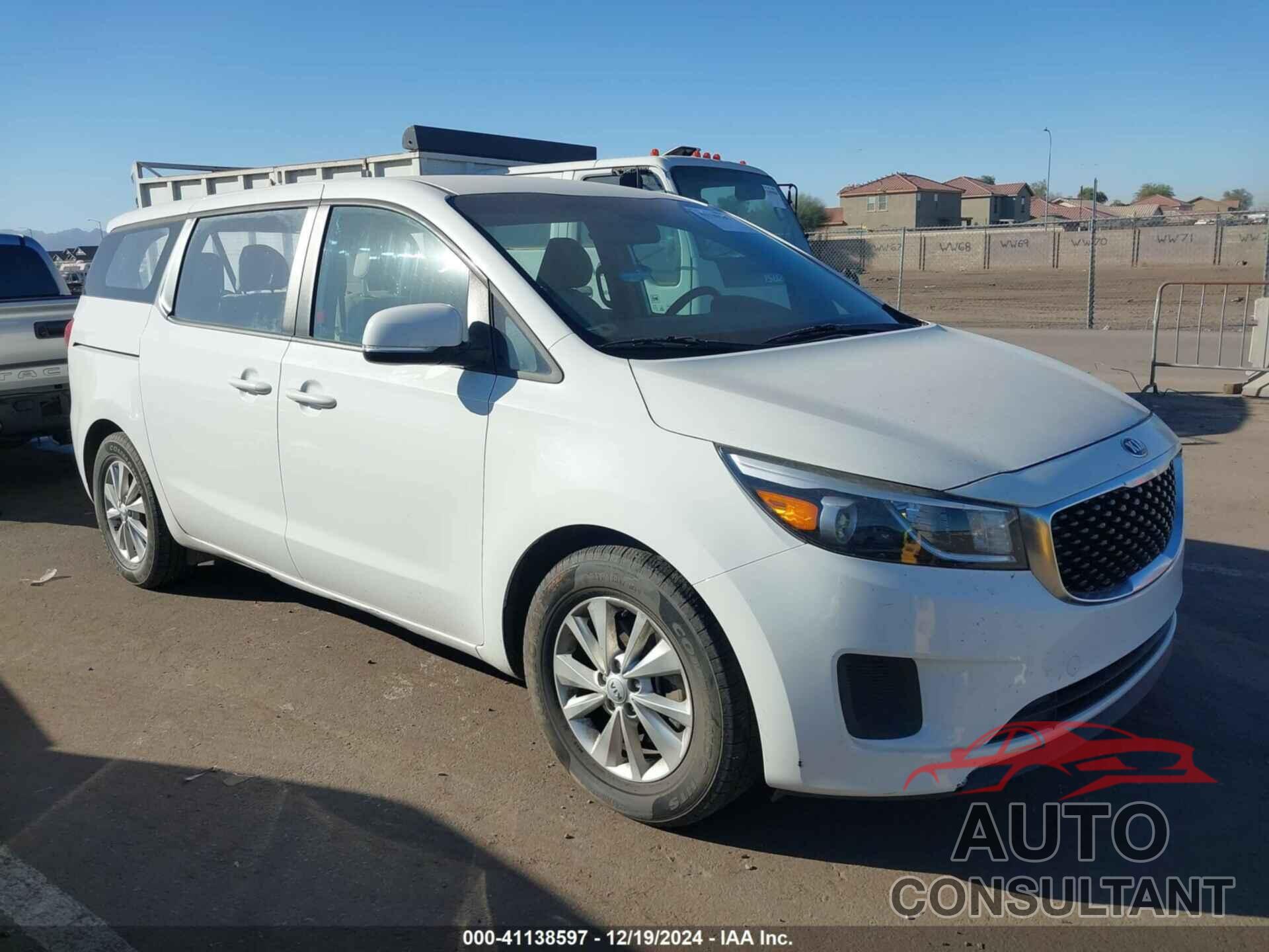 KIA SEDONA 2017 - KNDMA5C14H6278702
