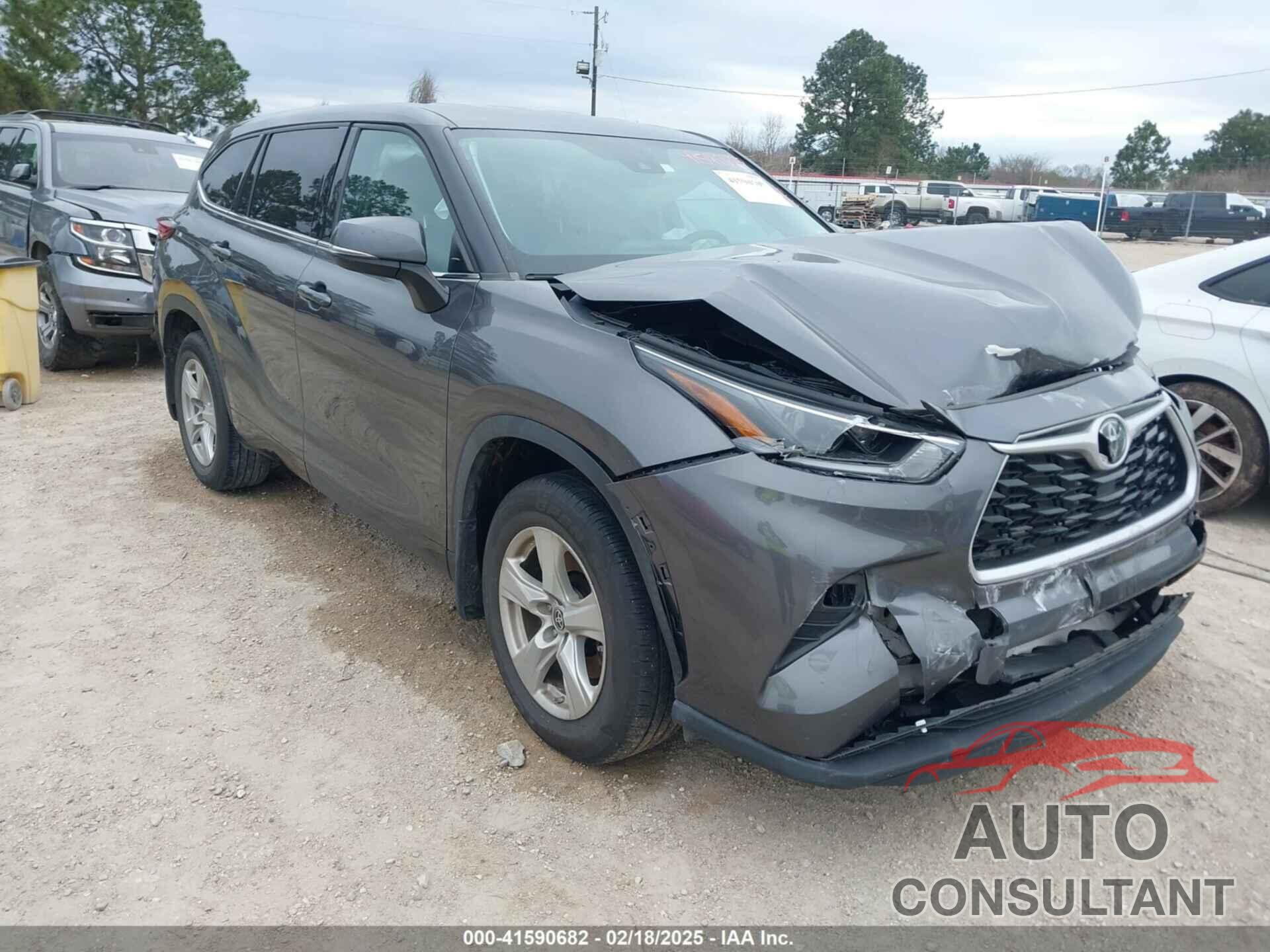 TOYOTA HIGHLANDER 2021 - 5TDZZRAH8MS059113